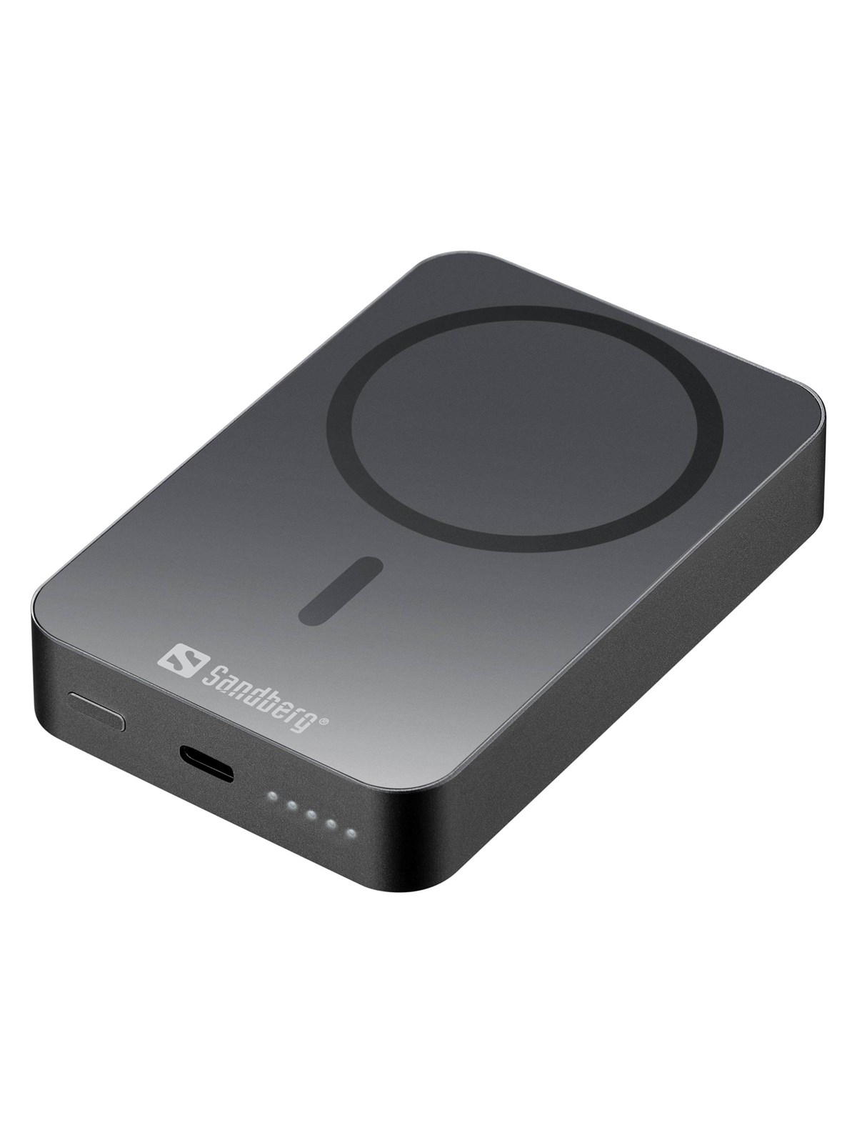 Sandberg Mag Wireless Powerbank 10000 Mah Powerbank (Akku) - Grau - 10000 Mah - Powerbank Akku - 420-97