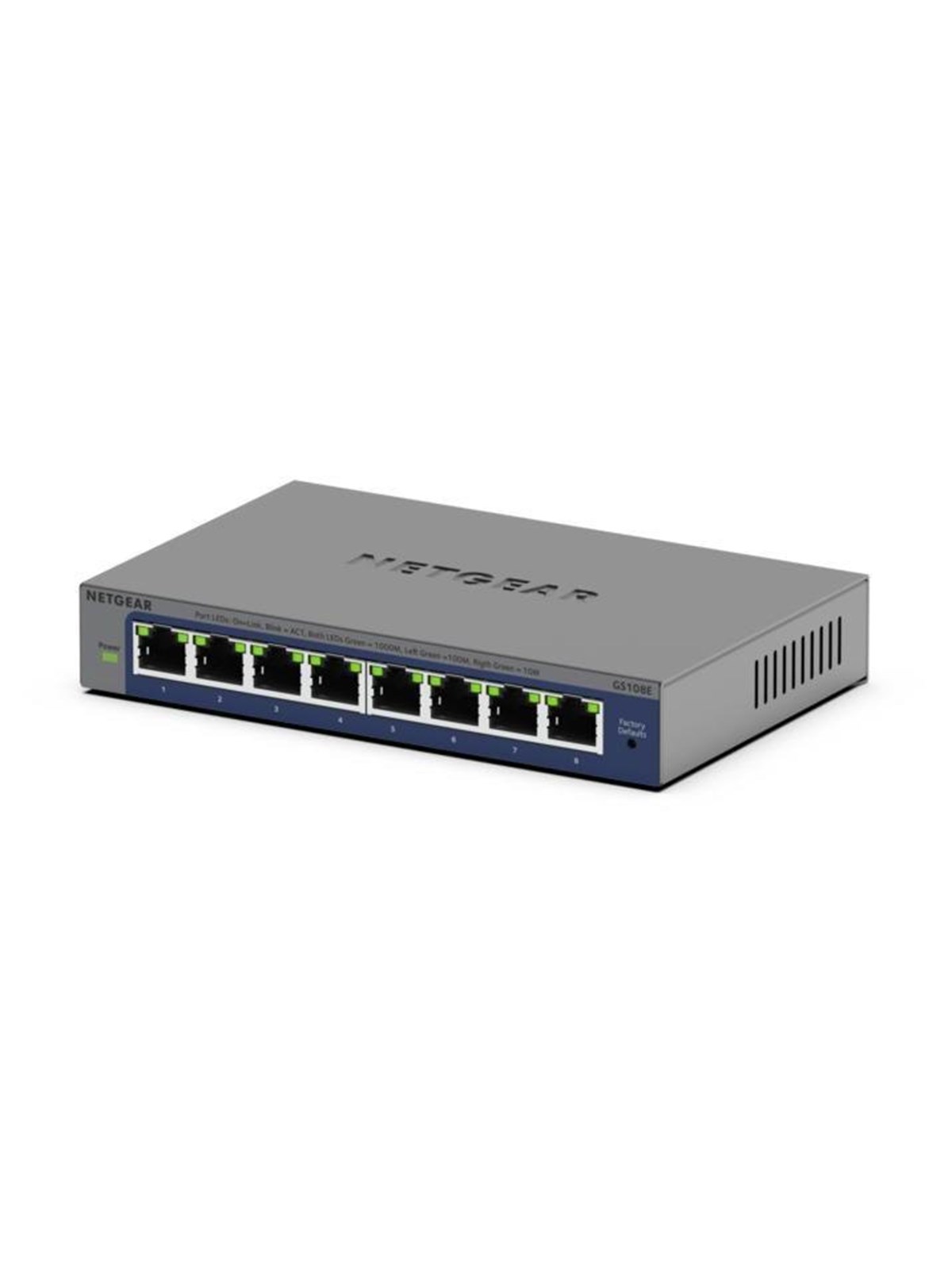 Netgear Gs108ev4 8-port Gigabit Plus Switch - Switches - Gs108e-400eus