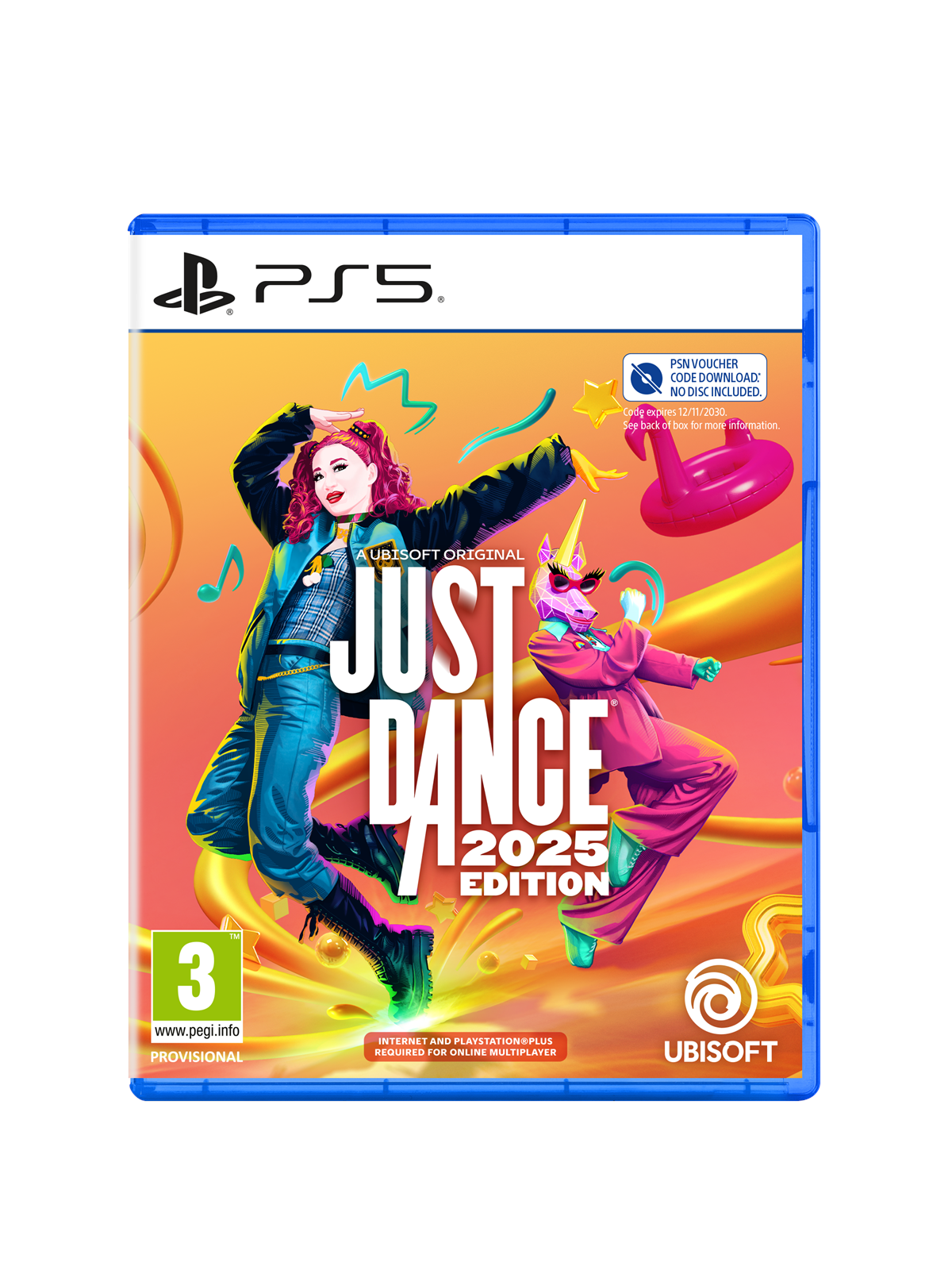 Just Dance 2025 Edition (Code in a Box) - Sony Playstation 5 - Musik - Pegi 3 - Spiele - 3307216295952