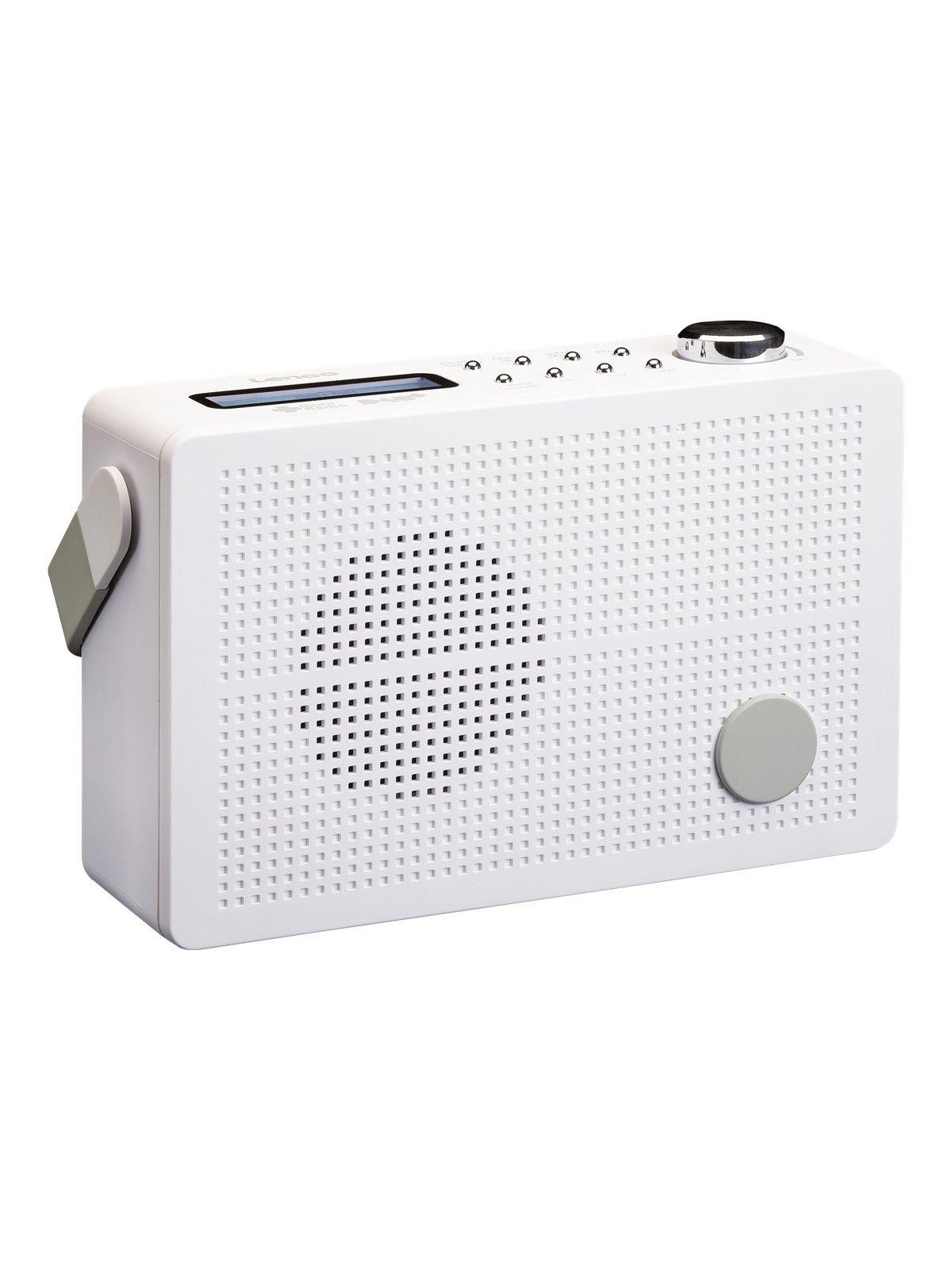 Lenco Pdr-030wh - Portable Dab+/FM Radio With Alarm Function - White - Dab/dab+/FM - Mono - Weiß - Dab Netzwerk Und Radiowecker