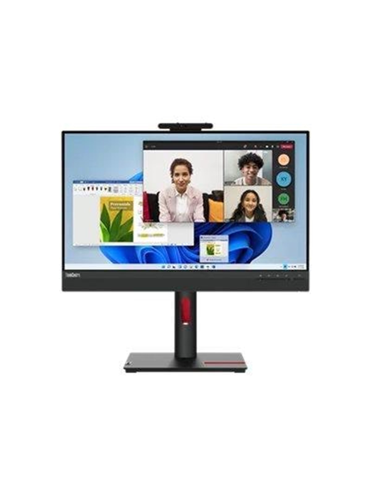 24" Lenovo Thinkcentre Tiny-in-one 24 Gen 5 - 1920x1080 (Fhd) - 60hz - Ips - Kvm Switch - Bildschirm - 12nagar1eu