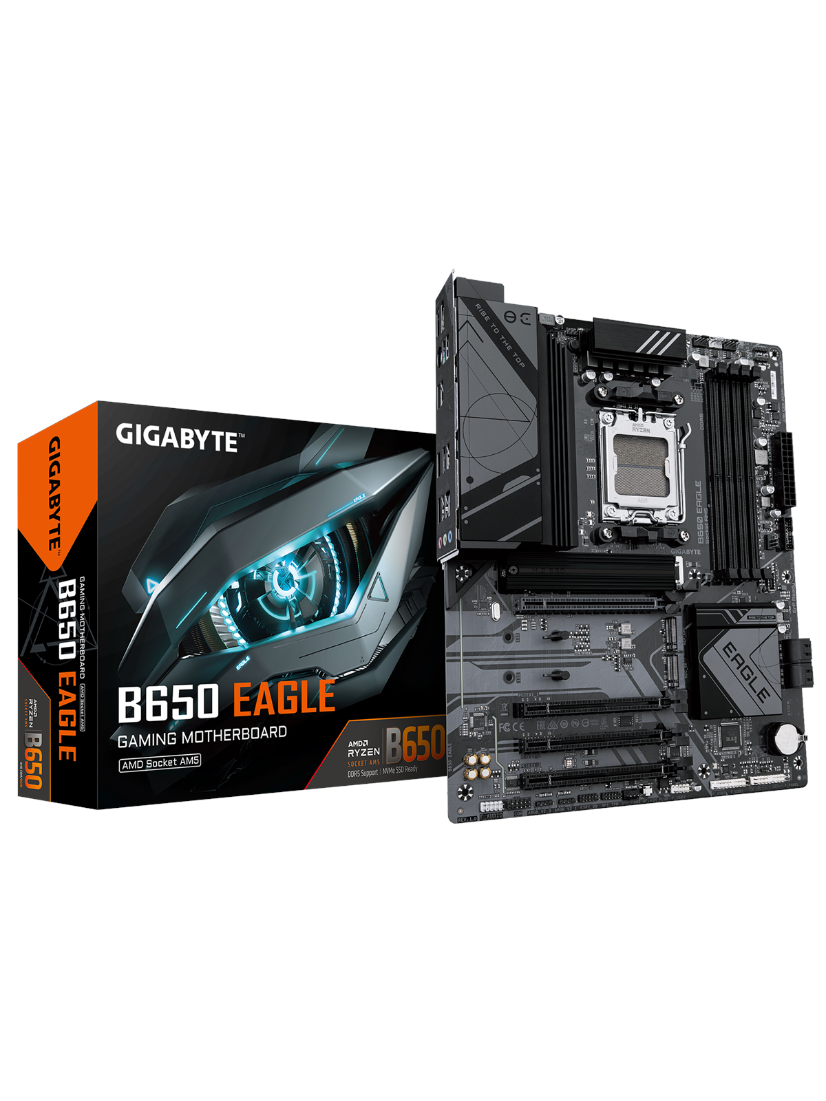Gigabyte B650 Eagle Mainboard - Amd B650 - Amd Am5 Socket - Ddr5 Ram - Atx