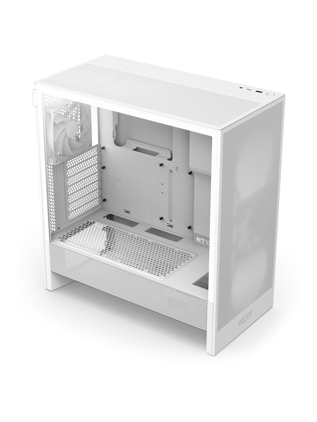 Nzxt H5 Flow (2024) - White - Gehäuse - Miditower - Weiß - Gehaeuse - Cc-h52fw-01