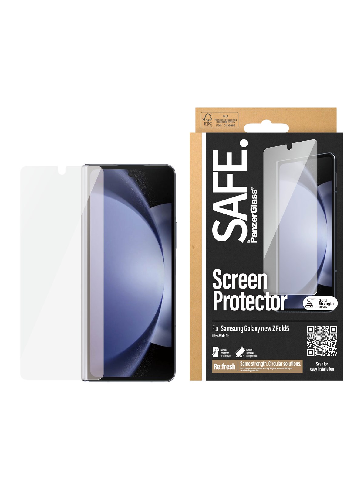Safe by Panzerglass Screen Protector Samsung Galaxy Z Fold6 | Classic Fit - Handys Schutzfolie - Safe95867