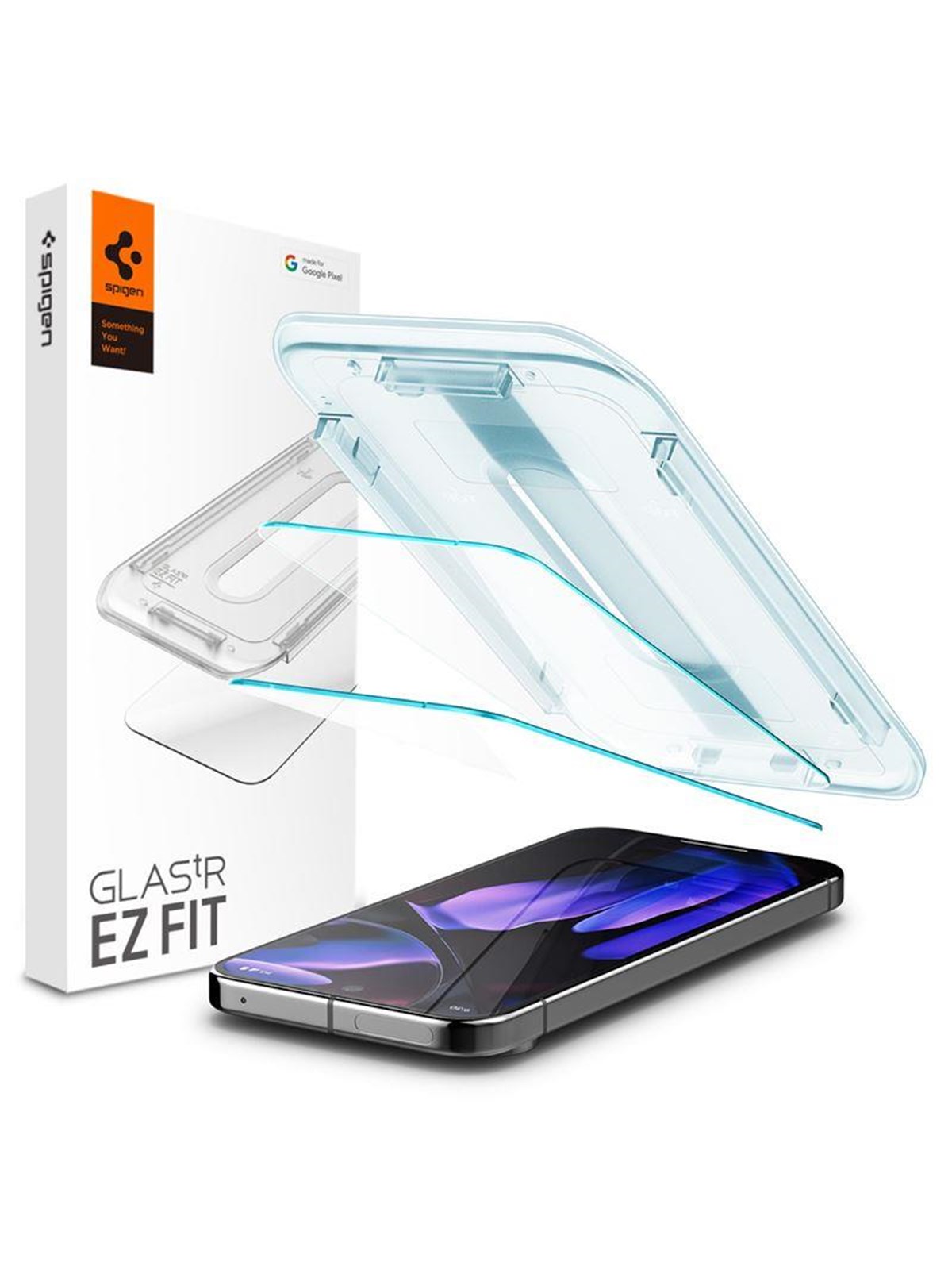 Spigen Glass tR EZ Fit 2 Pack - Transparency - Google Pixel 10/9 Pro/ Pixel 10/9 - Handys Schutzfolie - Agl08442