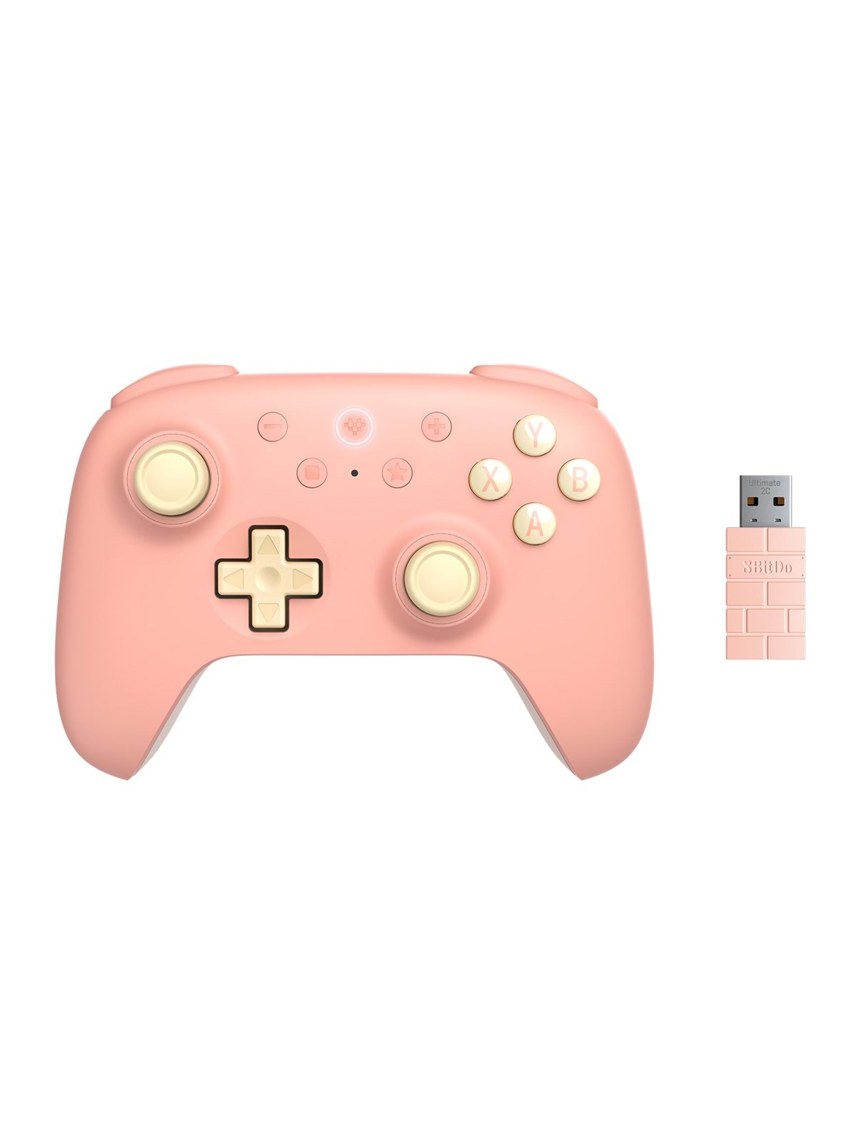 8bitdo Ultimate 2C 2.4G - Hall Effect - PC - Peach - Wireless Controller - Android - Gaming Zubehoer - Ret00472