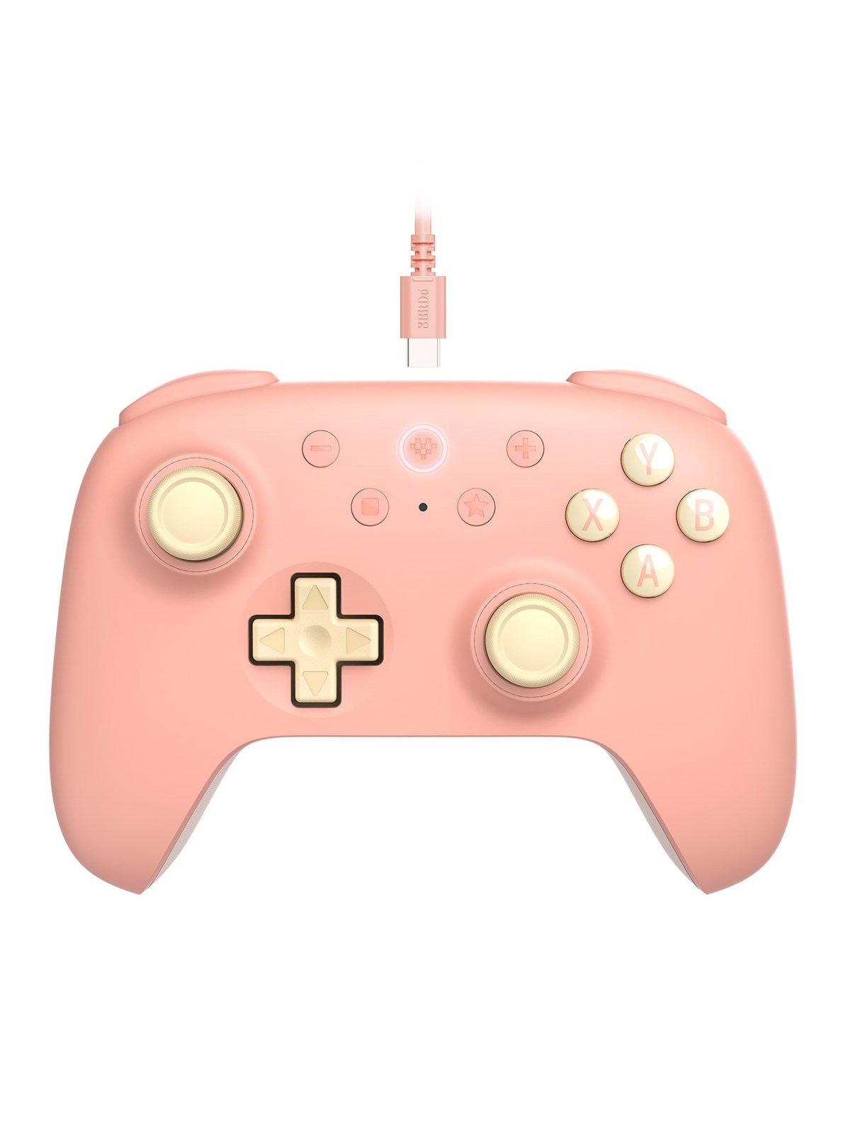 8bitdo Ultimate 2C Wired Pad - Peach - Wired Controller - Android - Gaming Zubehoer - Ret00476