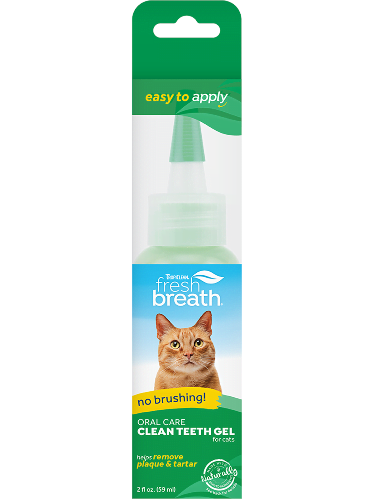 Tropiclean Fresh Breath Clean Teeth Oral Care Gel For Cats 59ml - Katzen - 645095001497