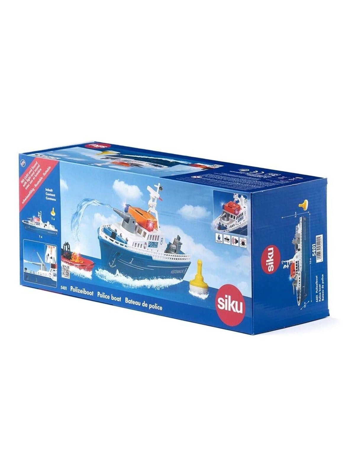 Siku Police Boat - Spielzeugauto - 313-5401