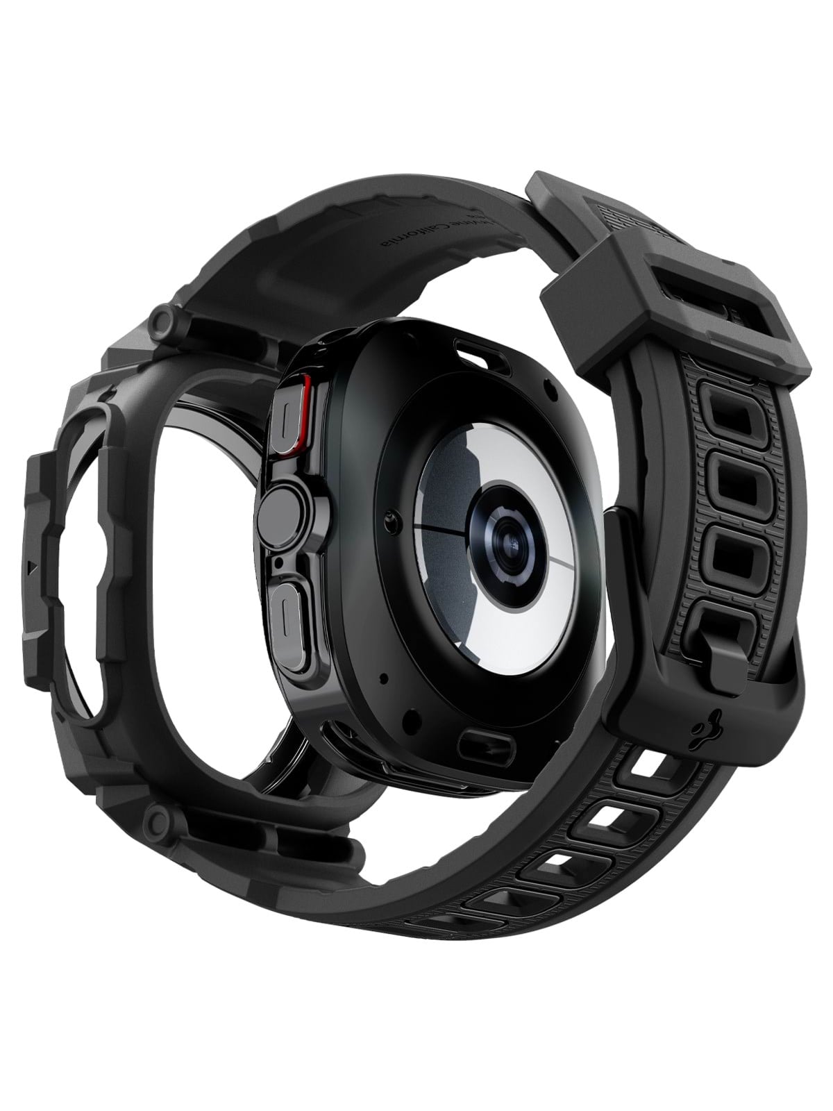 Spigen Rugged Armor Pro - Matte Black - Samsung Galaxy Watch Ultra - Smartwatch Accessories - Acs08427
