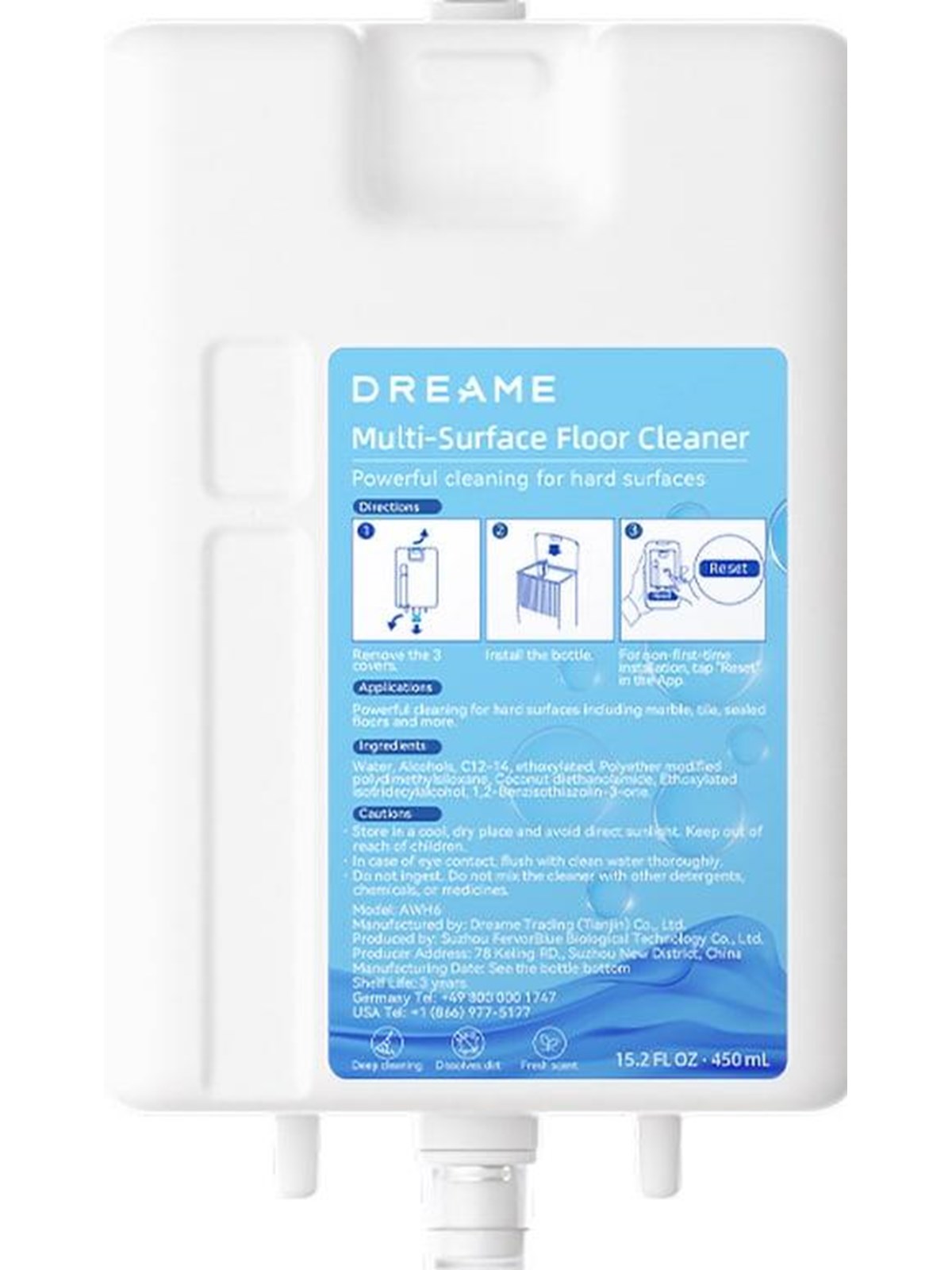 Dreame Roboter Staubsauger L20 Ultra Multi Surface Cleaner 450 ml - Awh6-450a