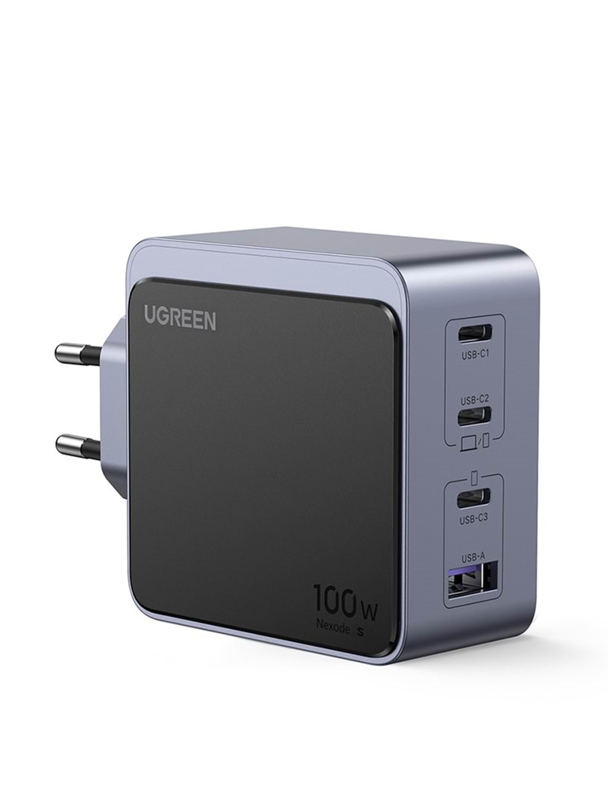 Ugreen Nexode S 100w 4-port Gan PD Fast Charger (Usb-a + 3x Usb-c) - Handys Adapter Und Ladegeraete - 35043-ug