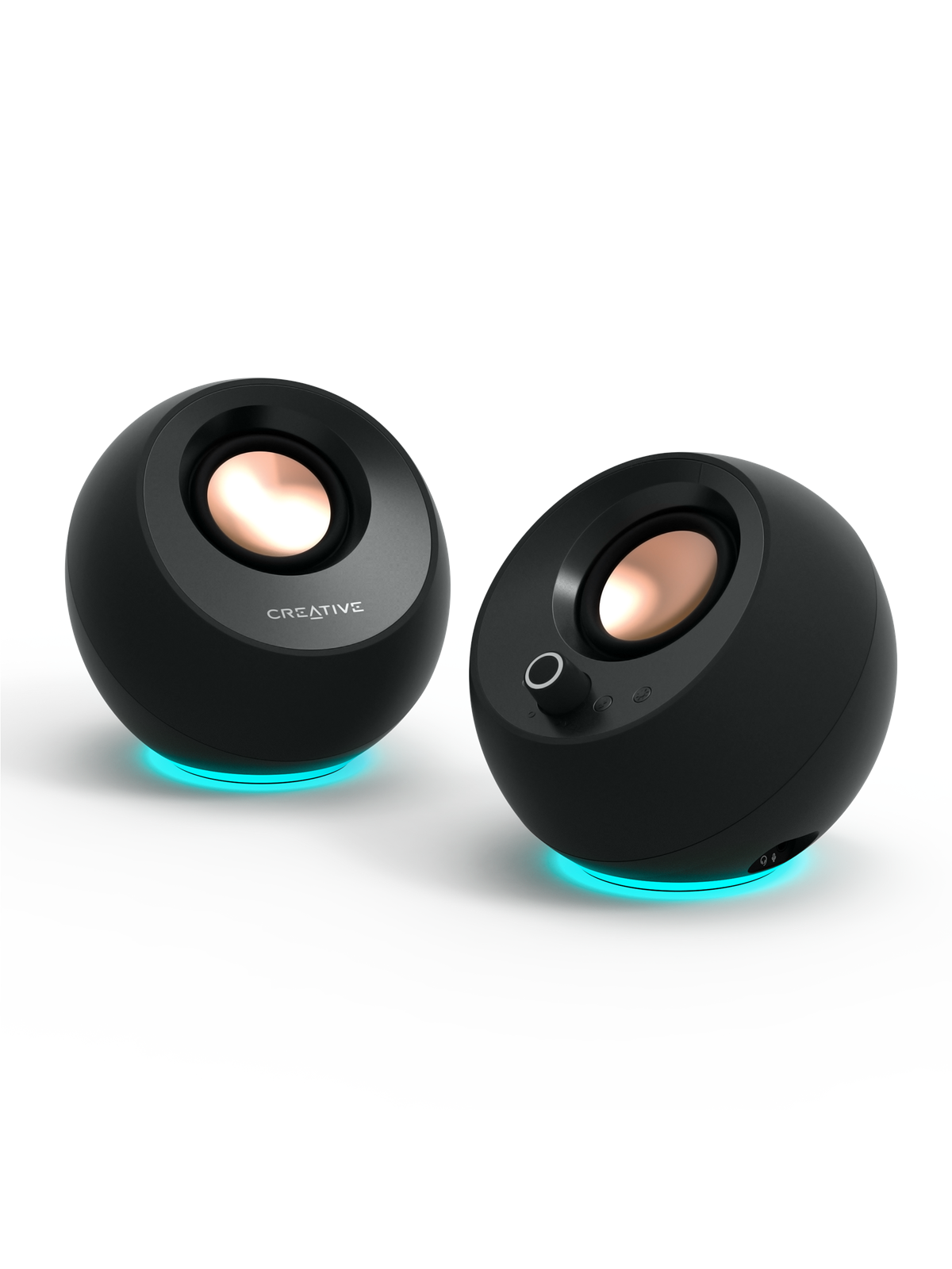 Creative Pebble Pro - Black - Bluetooth - 2.0 Pc-lautsprecher - Schwarz - Lautsprecher Computer - 51mf1710aa000
