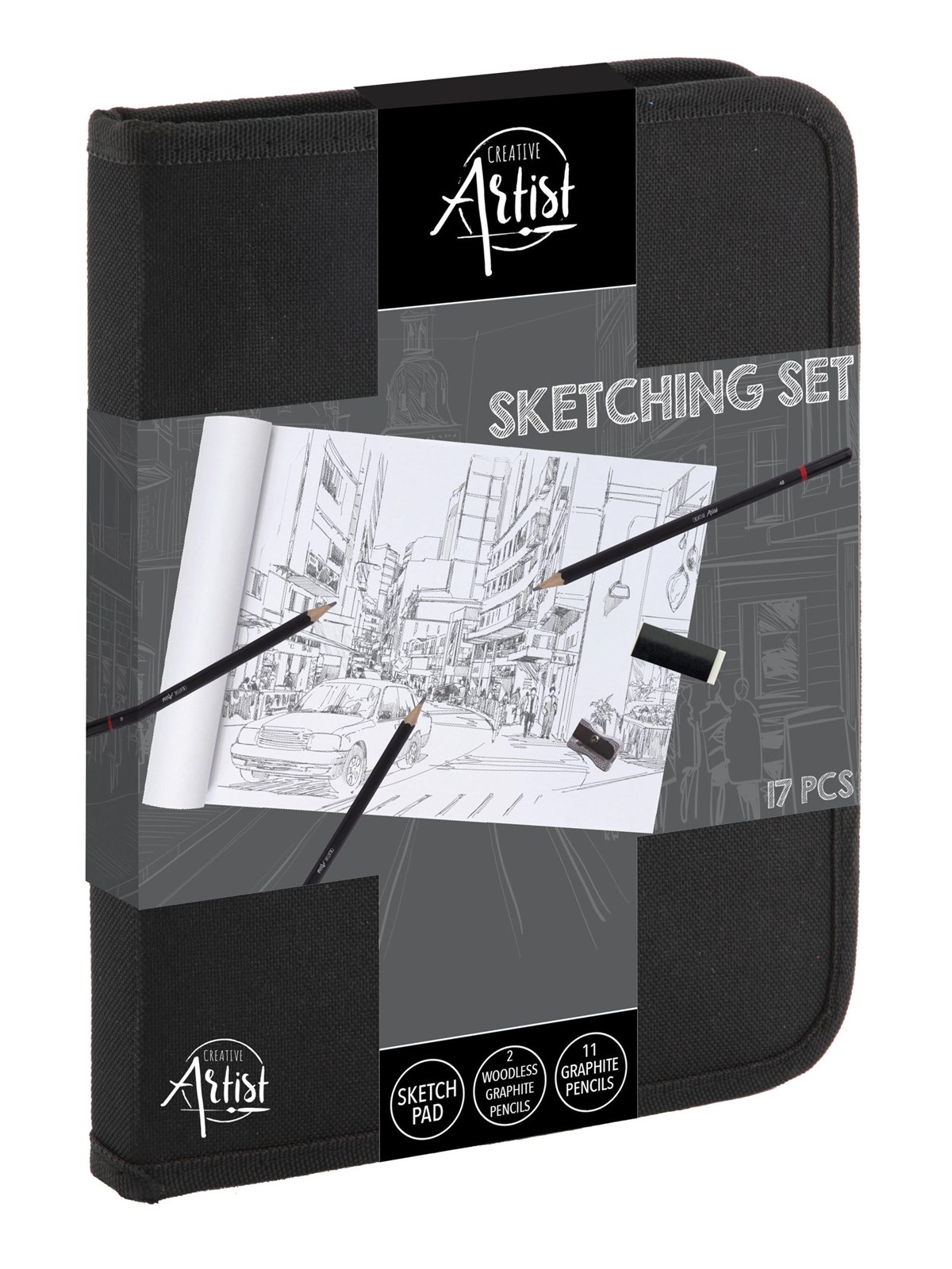 Nassau Sketchwallet - 17pcs - Kunst Handwerk Ausstattung - Ar9023/a