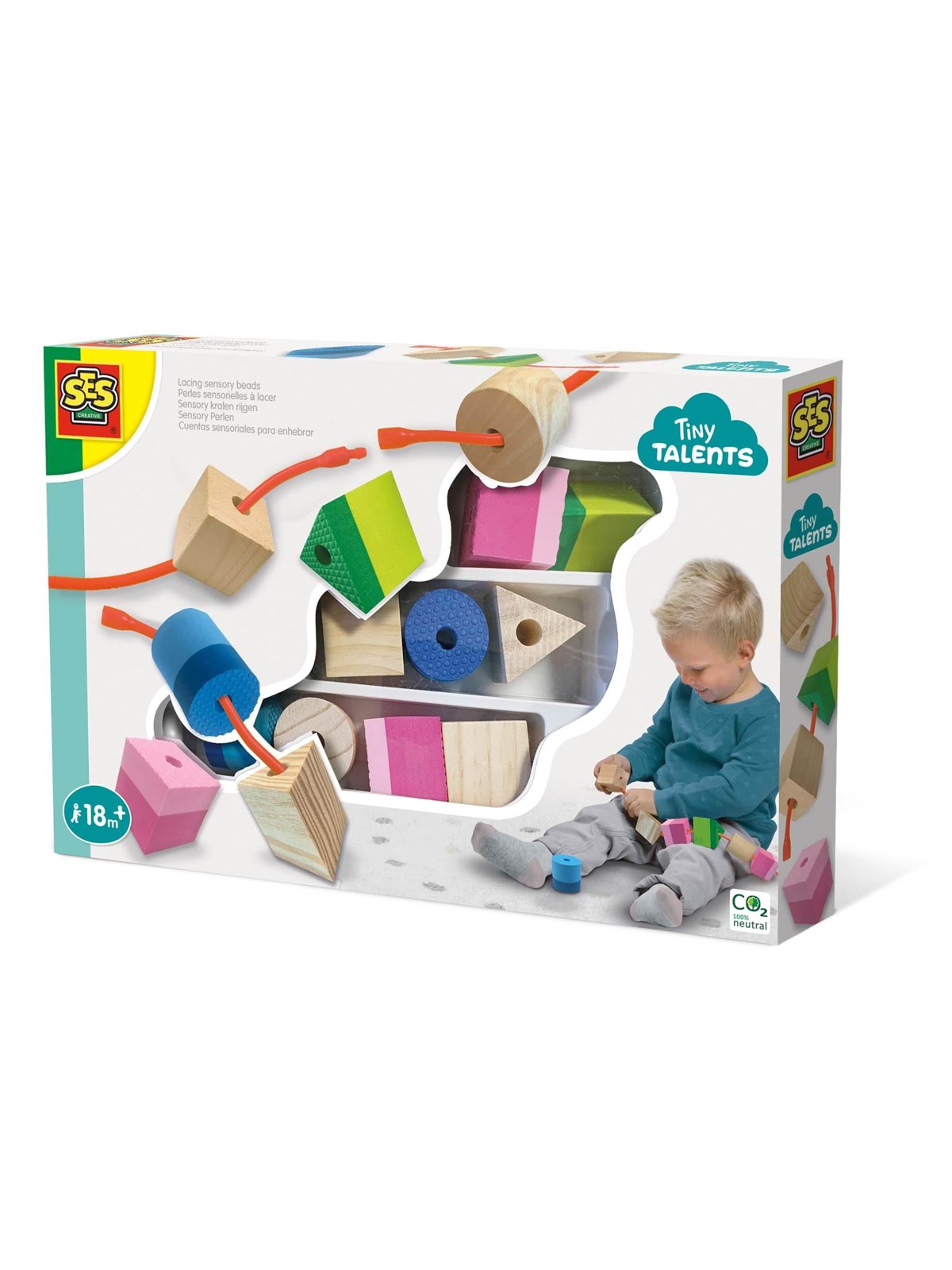 Ses Creative Lacing Sensory Beads - Baby Spielzeug - 13102