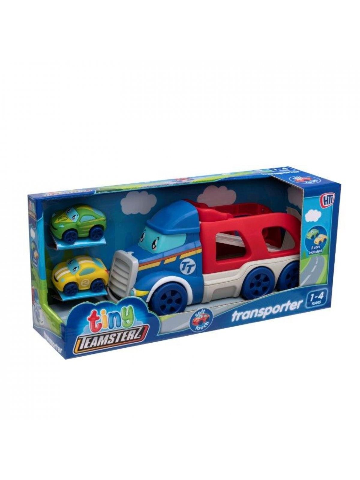 Teamsterz Tiny Transporter + 2 Autos - Spielzeugauto - 1417484