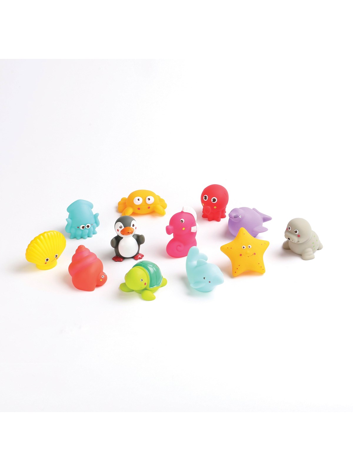 Ludi - Bath Animals - 12 Pcs - Baby Spielzeug - Lu2174