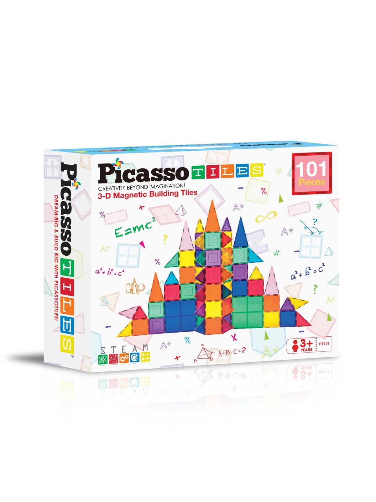 Picassotiles Magnetische Bausteine Set 101 Teile - Bausets - Pt101
