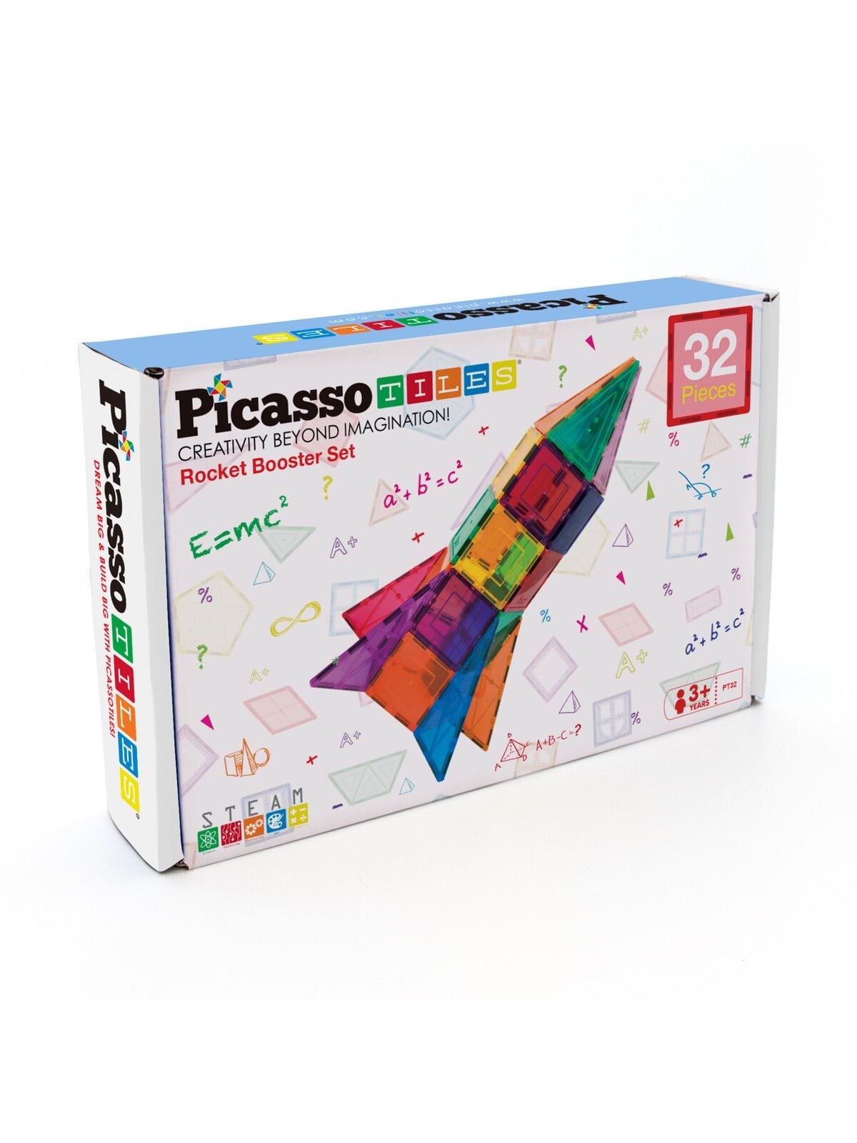 Picassotiles Raketen-booster Magnetische Bausteine Set 32 Teile - Bausets - Pt32