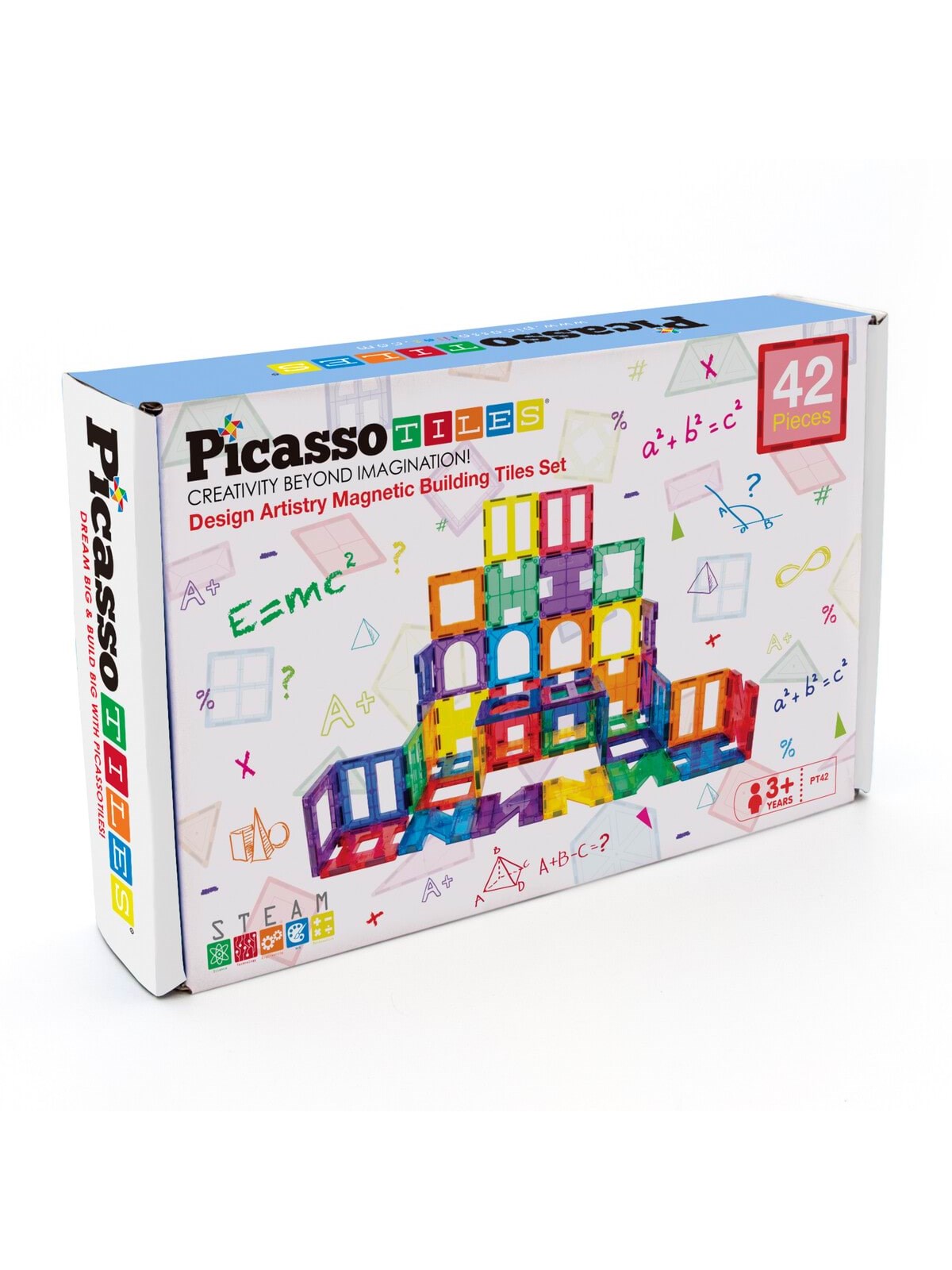 Picassotiles Kunstserie Magnetische Bausteine Set 42 Teile - Bausets - Pt42