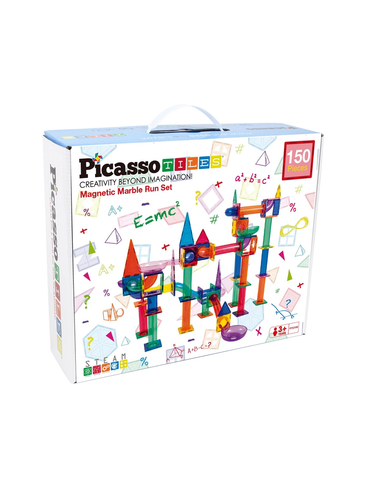 Picassotiles 150-teiliges Murmelbahn-set - Bausets - Ptg150