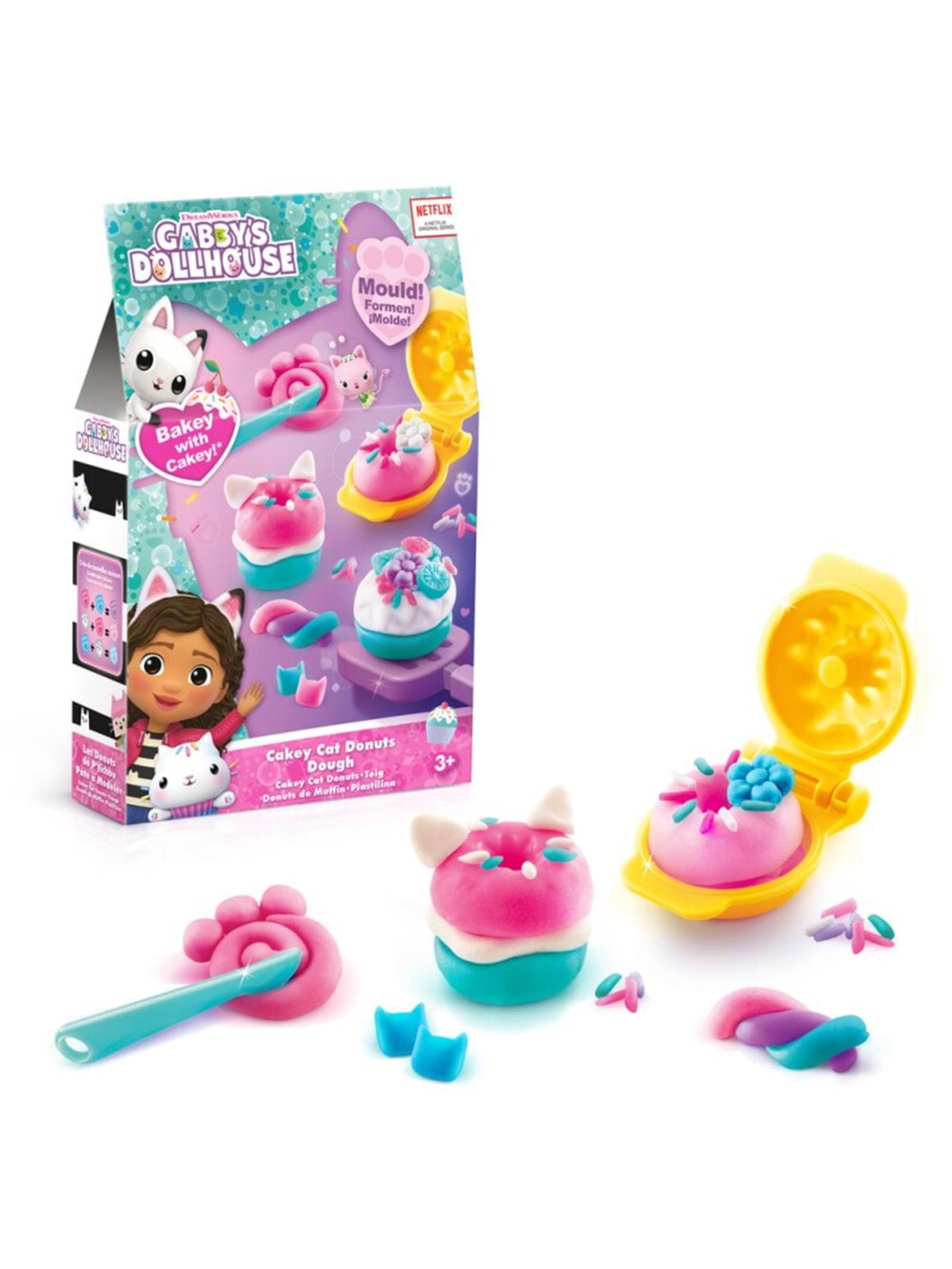 Gabby's Dollhouse Cakey Cat Donuts Kit - Kreativ Spiele - 11019