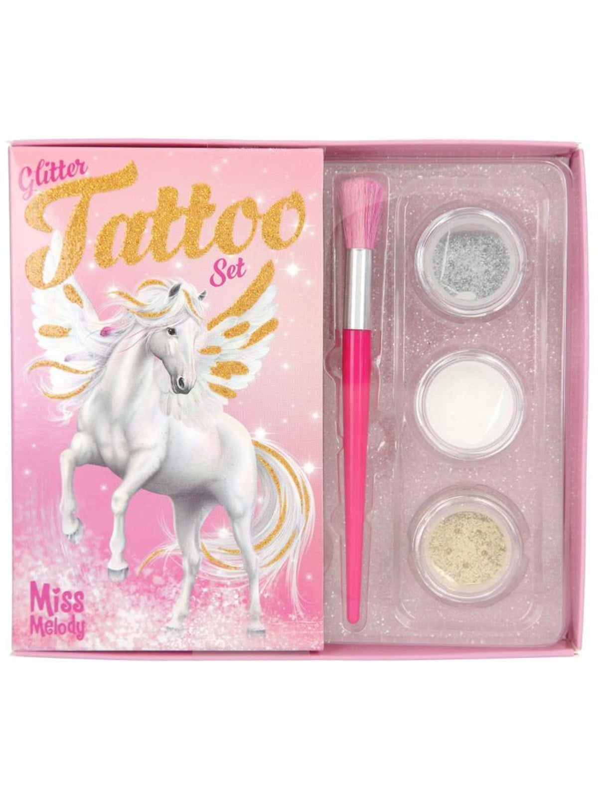 Miss Melody Glitter Tattoo Set - Kreativ Spiele - 412032