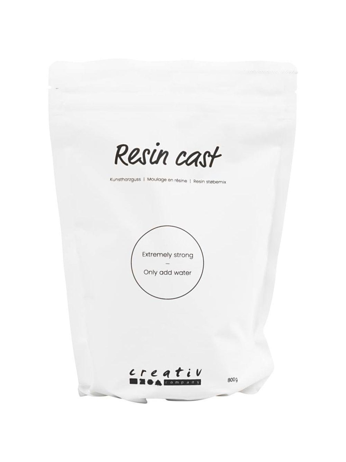 Creativ Company Diy Kit - Resin Cast - White 800g (73535) - Kunst Handwerk Ausstattung