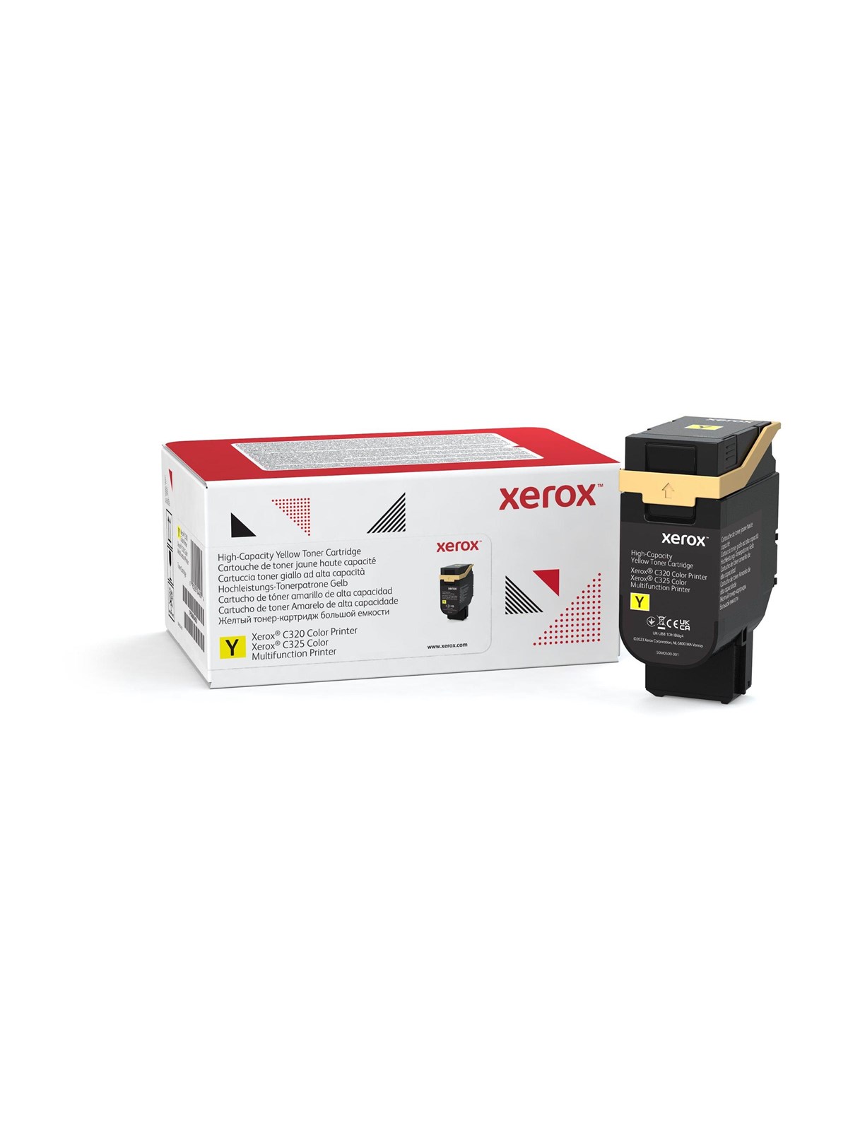 Xerox High-capacity Toner Cartridge - Yellow | 5500 Pages | Laser Printing - Druckerzubehoer Tinte Toner - 006r04830
