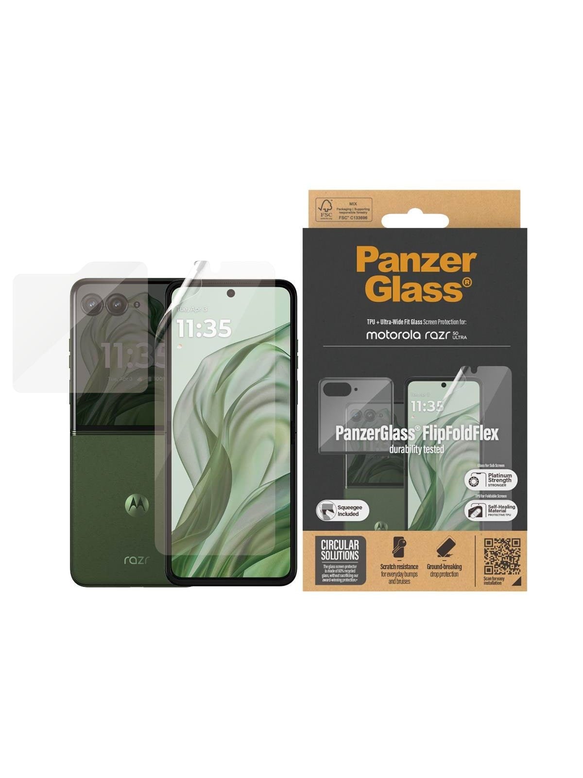 Panzerglass Screen Protector Motorola Razr 50 Ultra | Glass & Film - Handys Schutzfolie - Panzer6592