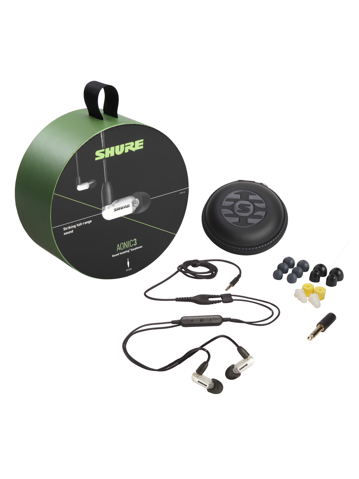 Kopfhörer - Shure Aonic 3 - White - Kopfhoerer/headsets - Se31bawuni-efs