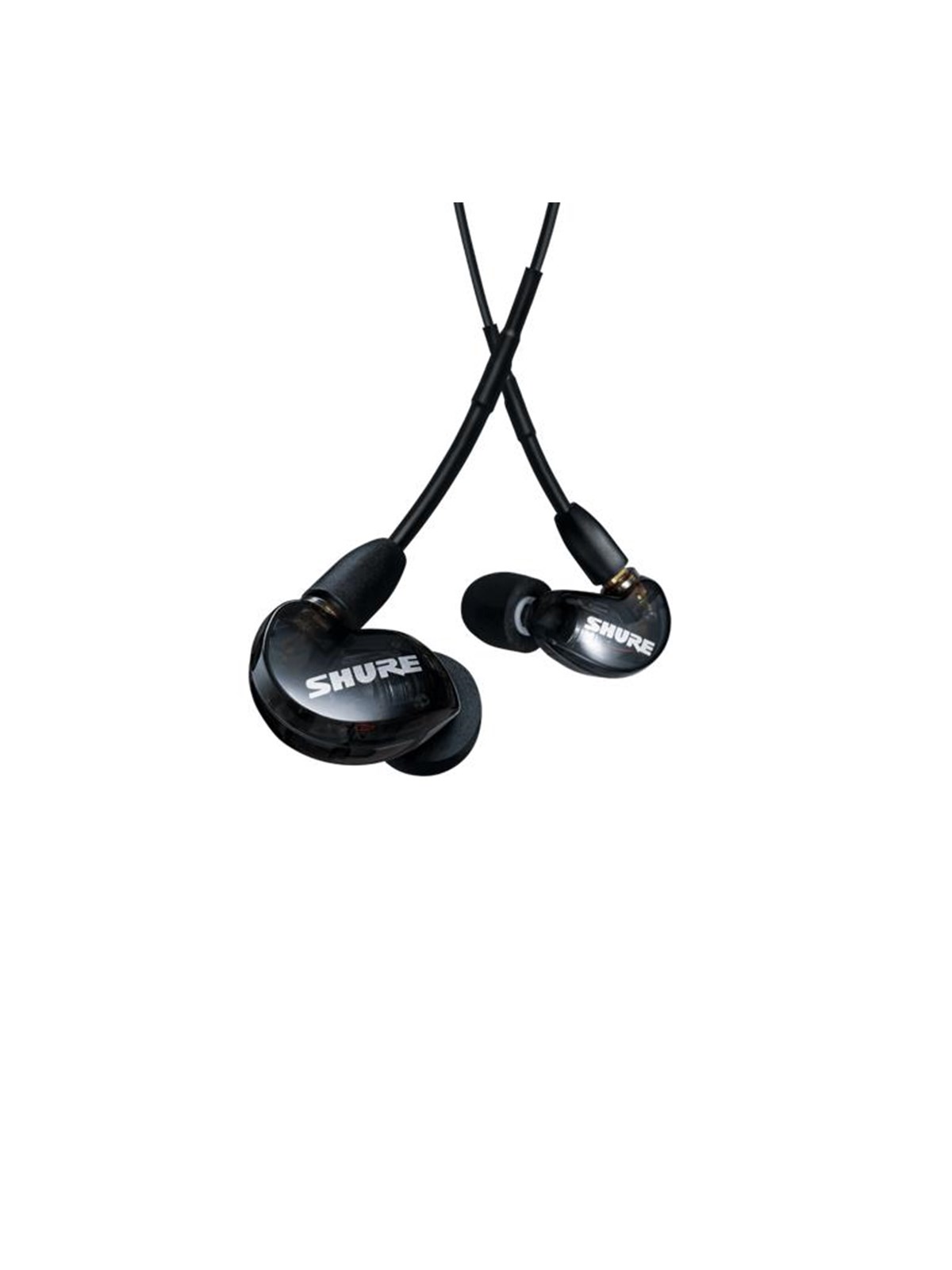 Kopfhörer - Shure Aonic 215 - Sound Isolating Earphones - Up to 37 dB - Black - Kopfhoerer/headsets - Se215dybk+Uni-efs