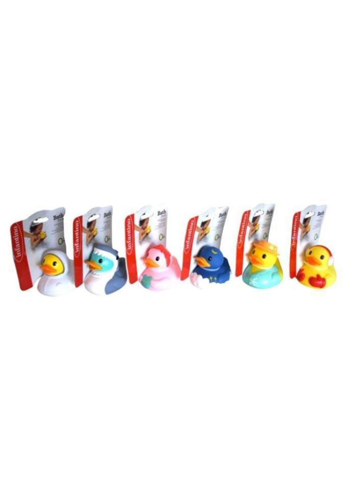 B-kids Infantino Bath Ducks 1 Pcs - Assorteret - Babypflege - Ib305093