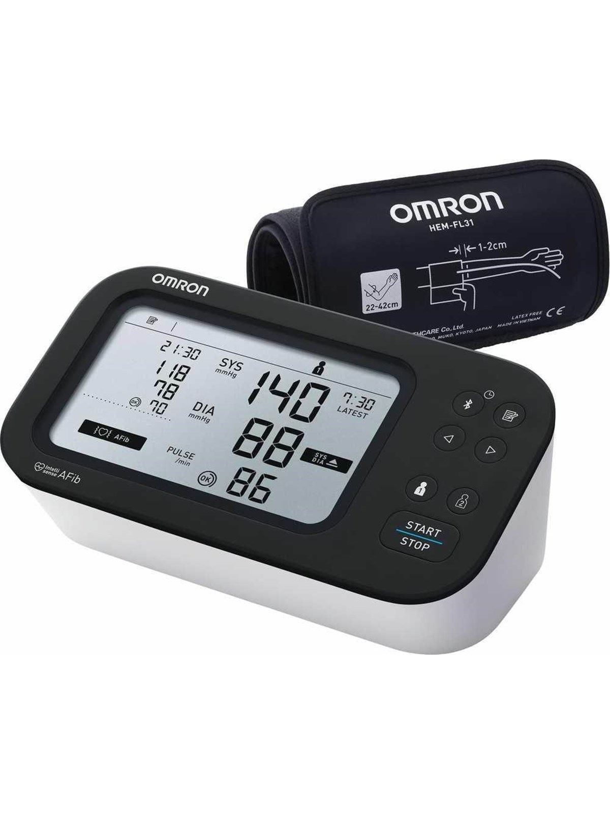 Omron Blutdruckmessgerät M7 Intelli IT Afib - Gesundheit - Hem-7380t1-ebk