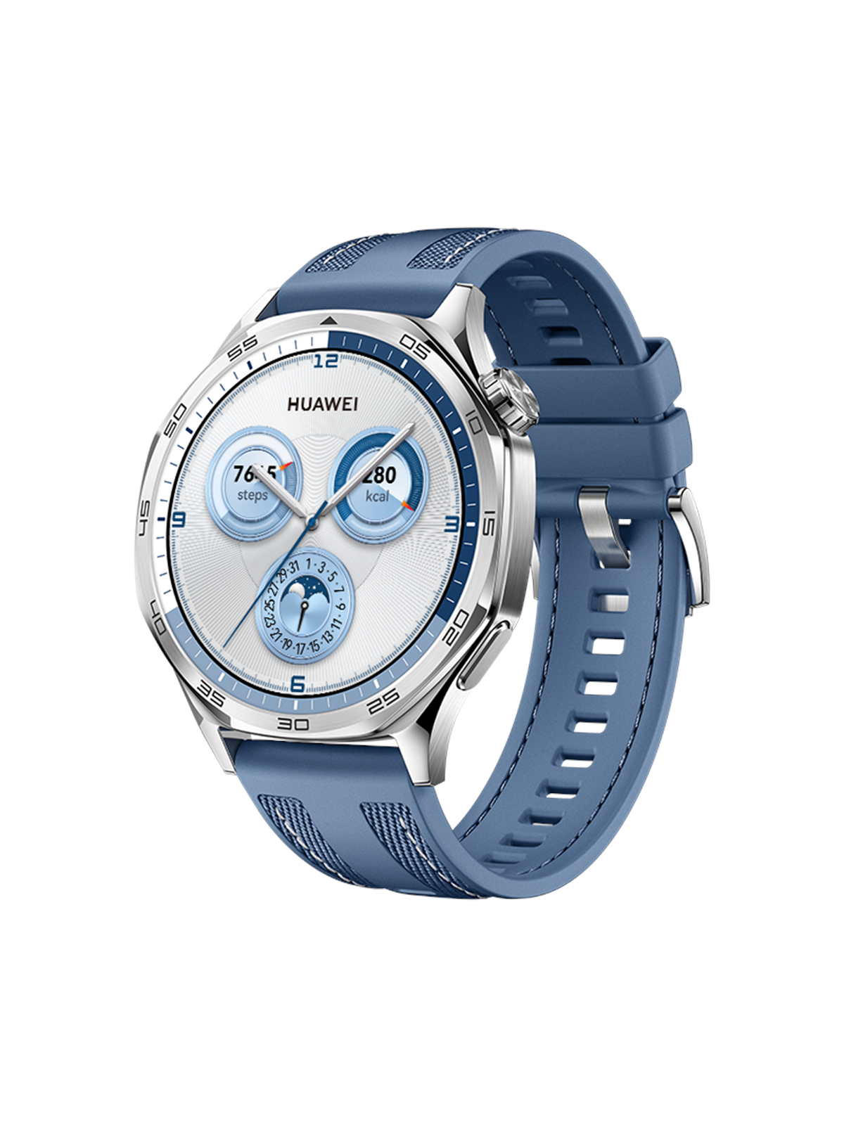 Huawei Watch GT 5 46mm - Blue - Smartwatches Pulsuhren Sportuhren Schrittzaehler - 55020dkh