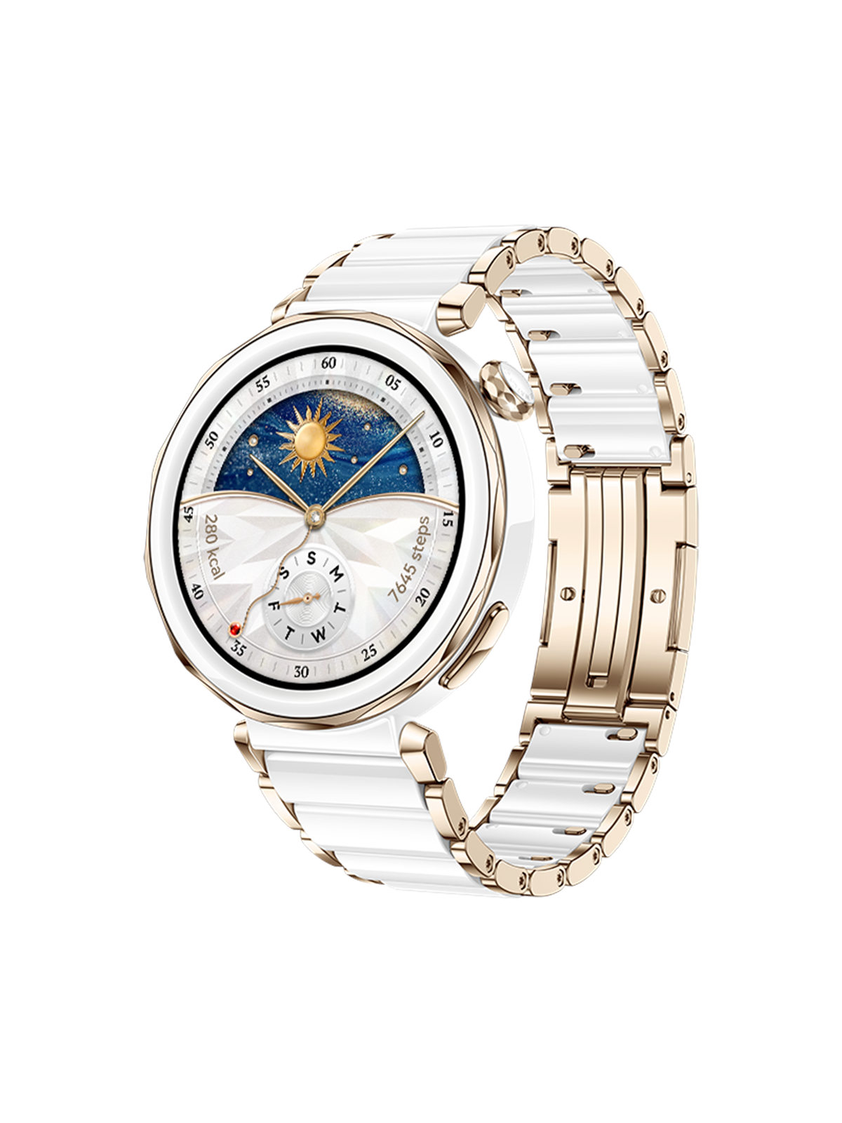 Huawei Watch GT 5 Pro 42mm - Ceramic - Smartwatches Pulsuhren Sportuhren Schrittzaehler - 55020drc