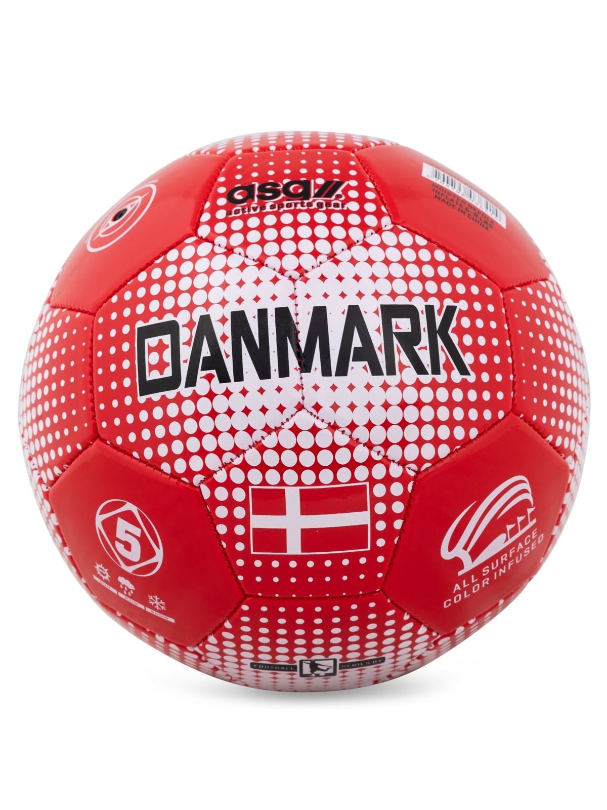 Asg Denmark Football Size 5 - Sport Fitness - Asg1070i5