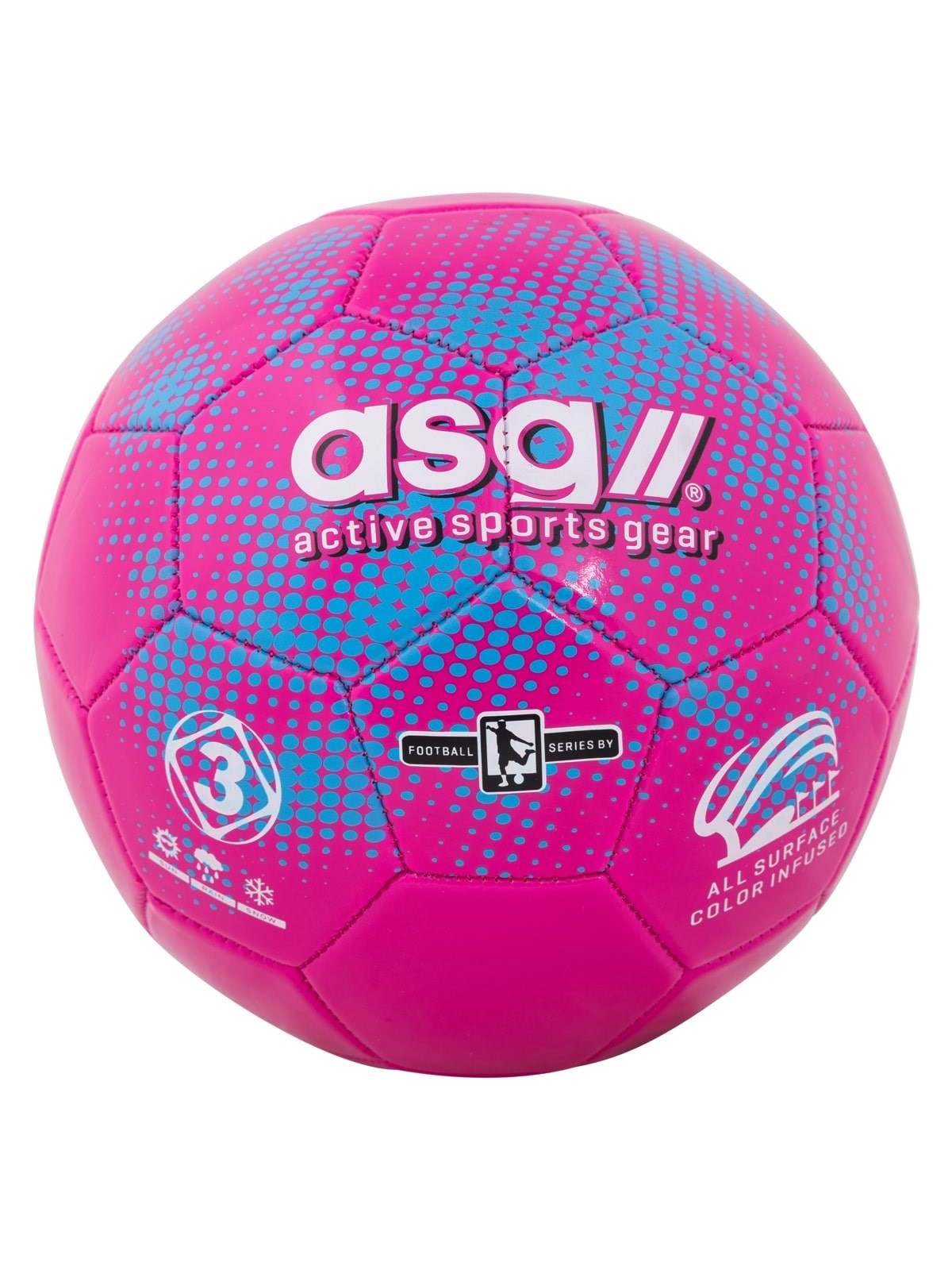 Asg Football Pink/blue Size 3 - Sport Fitness - Asg1074i3