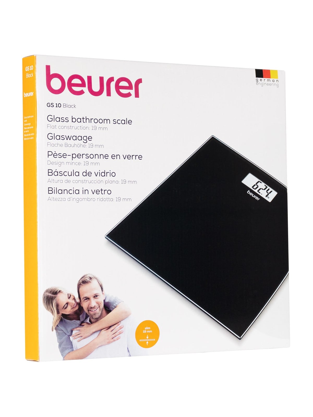 Beurer Badezimmerwaage GS 10 - Bathroom Scales - Black - Personenwaagen - 75621
