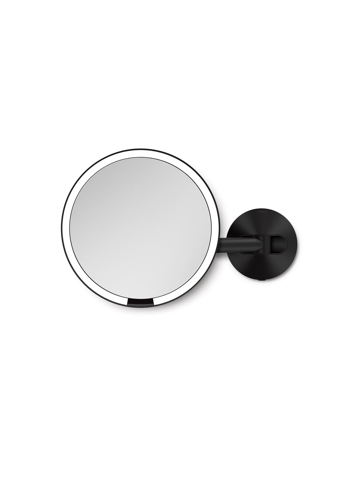 Simplehuman Festverdrahteter Wandmontage-sensor-spiegel, Schwarz - Kosmetik Spiegel - St3065
