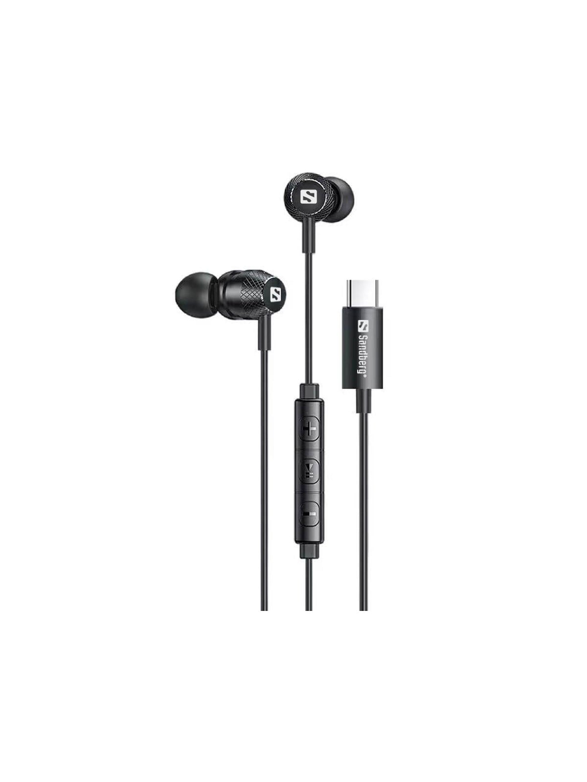 Kopfhörer - Sandberg Usb-c/a In-earset With Line-mic - Kopfhoerer/headsets - 126-50
