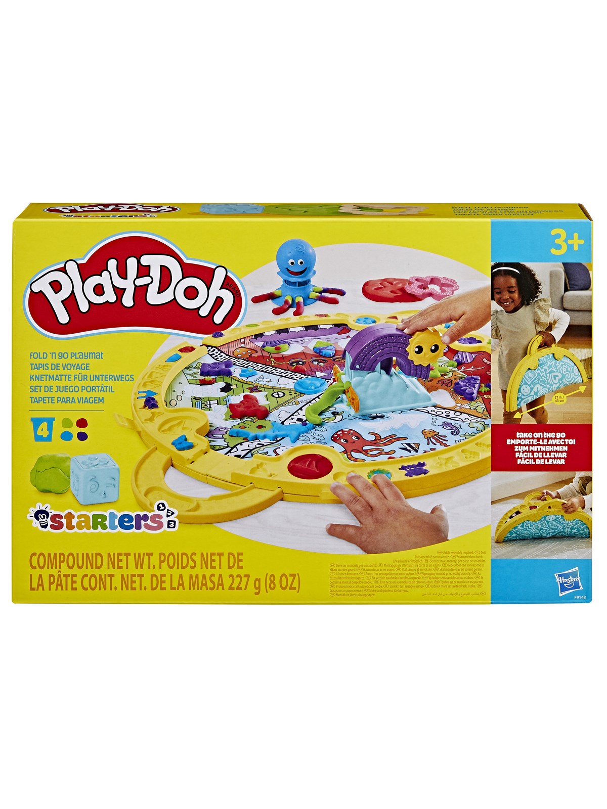 Play-doh Fold & Go Playmat Starter Set - Bausets - F91435l00