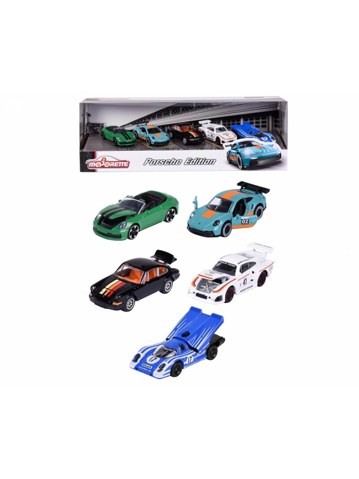 Majorette Porsche Edition 5 Pieces Giftpack - Spielzeugauto - 212053172