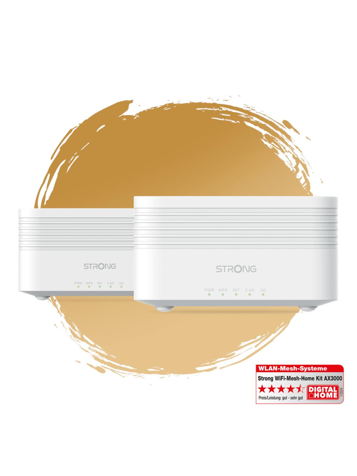 Strong Atria Mesh Kit Ax3000 (2-pack) - Mesh Router Wi-fi 6 - Wlan Router - Meshkitax3000