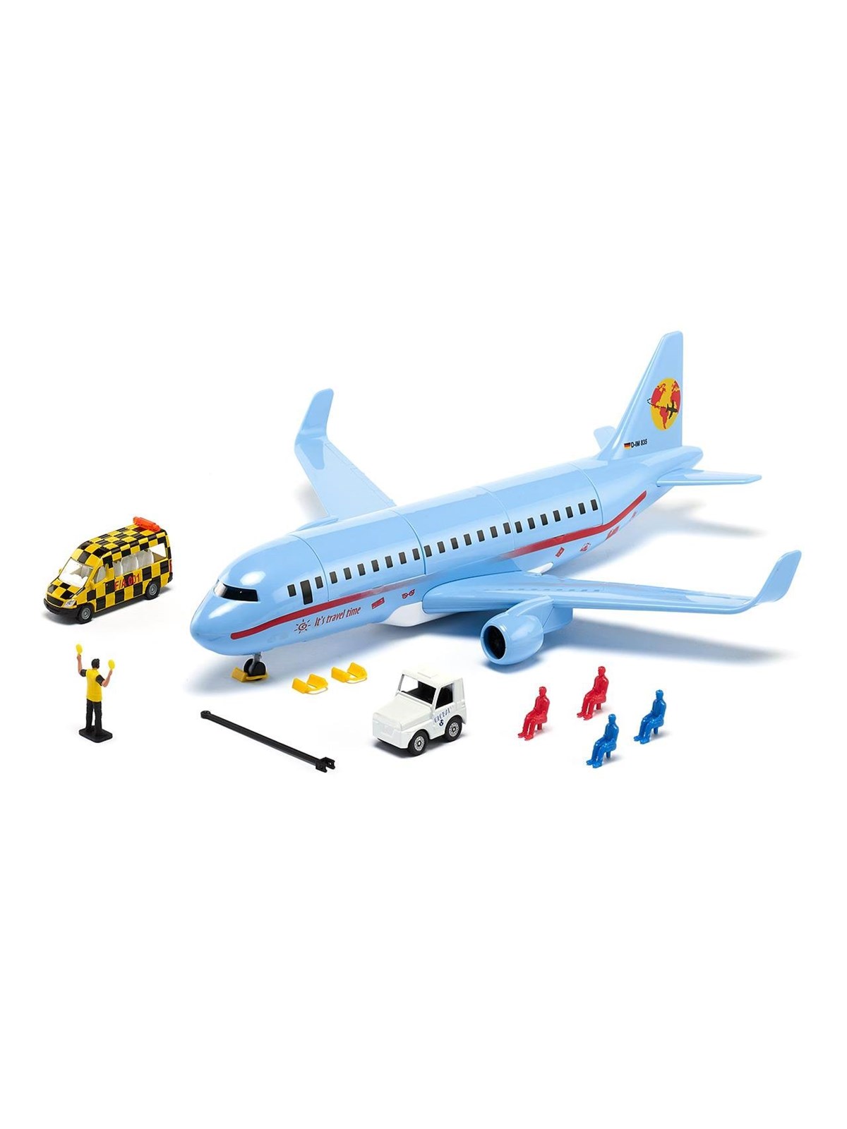 Siku Commercial Aircraft With Accessories - Spielzeugauto - 313-5402