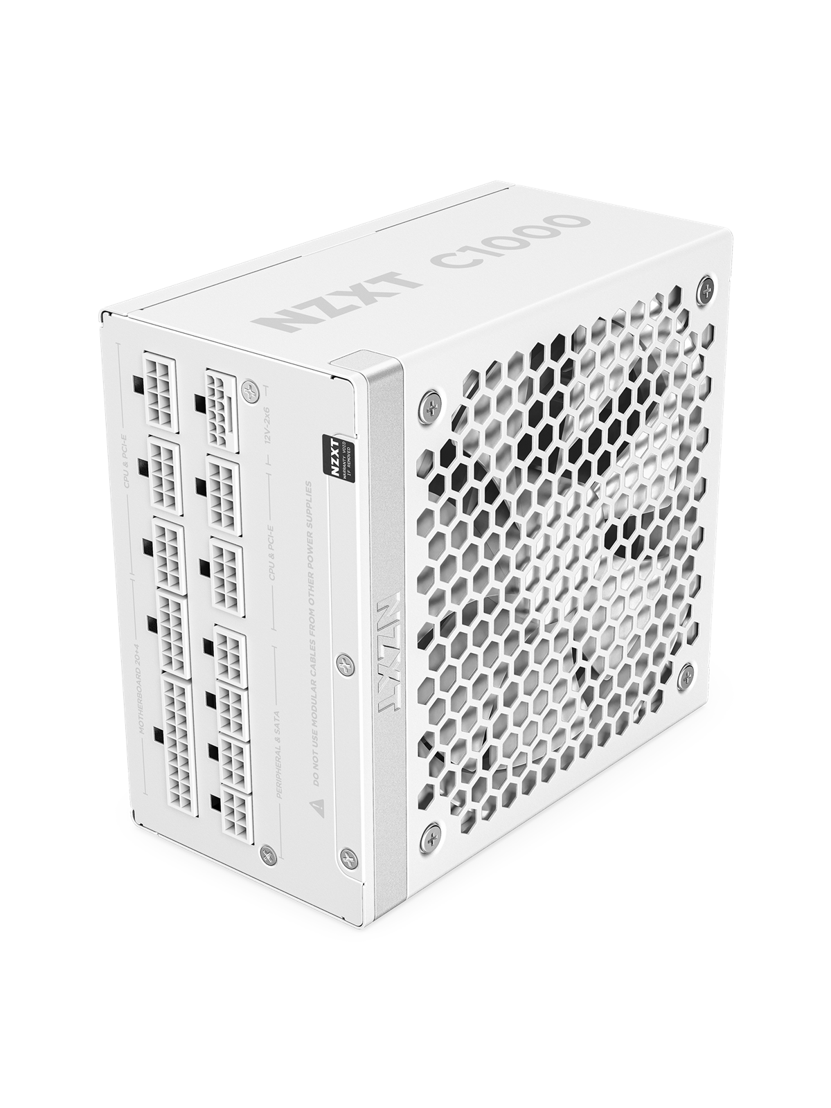 Nzxt C-series C1000 (2024) White Netzteile - 1000 Watt - 135 mm - Atx 3.1 - 80 Plus Gold Zertifiziert - Pa-0g2bw-eu