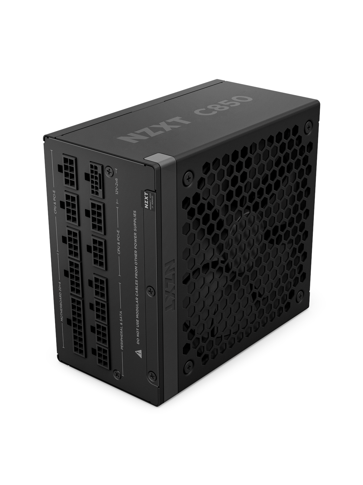 Nzxt C-series C850 (2024) Black Netzteile - 850 Watt - 135 mm - Atx 3.1 - 80 Plus Gold Zertifiziert - Pa-8g2bb-eu