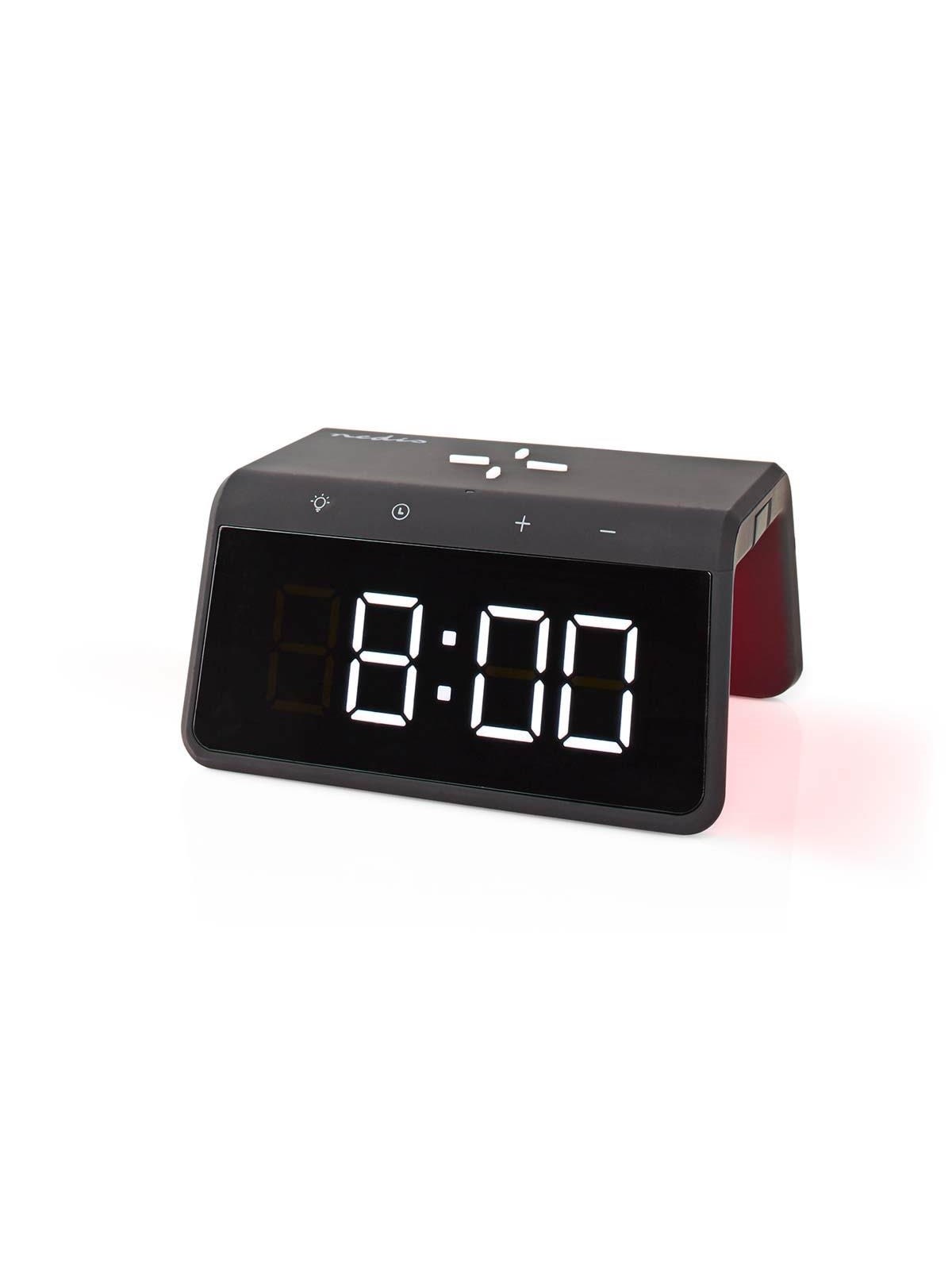 Nedis Wcacq30bk Alarm Clock - Handys Adapter Und Ladegeraete