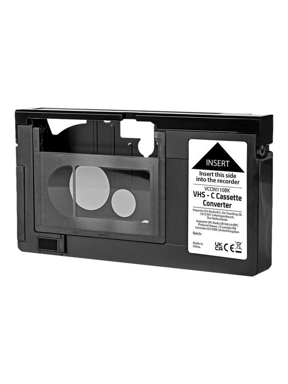 Nedis Vcon110bk - Video Cassette Adapter (Vhs-c to Vhs) - Kabelkanal Kabelschlauch