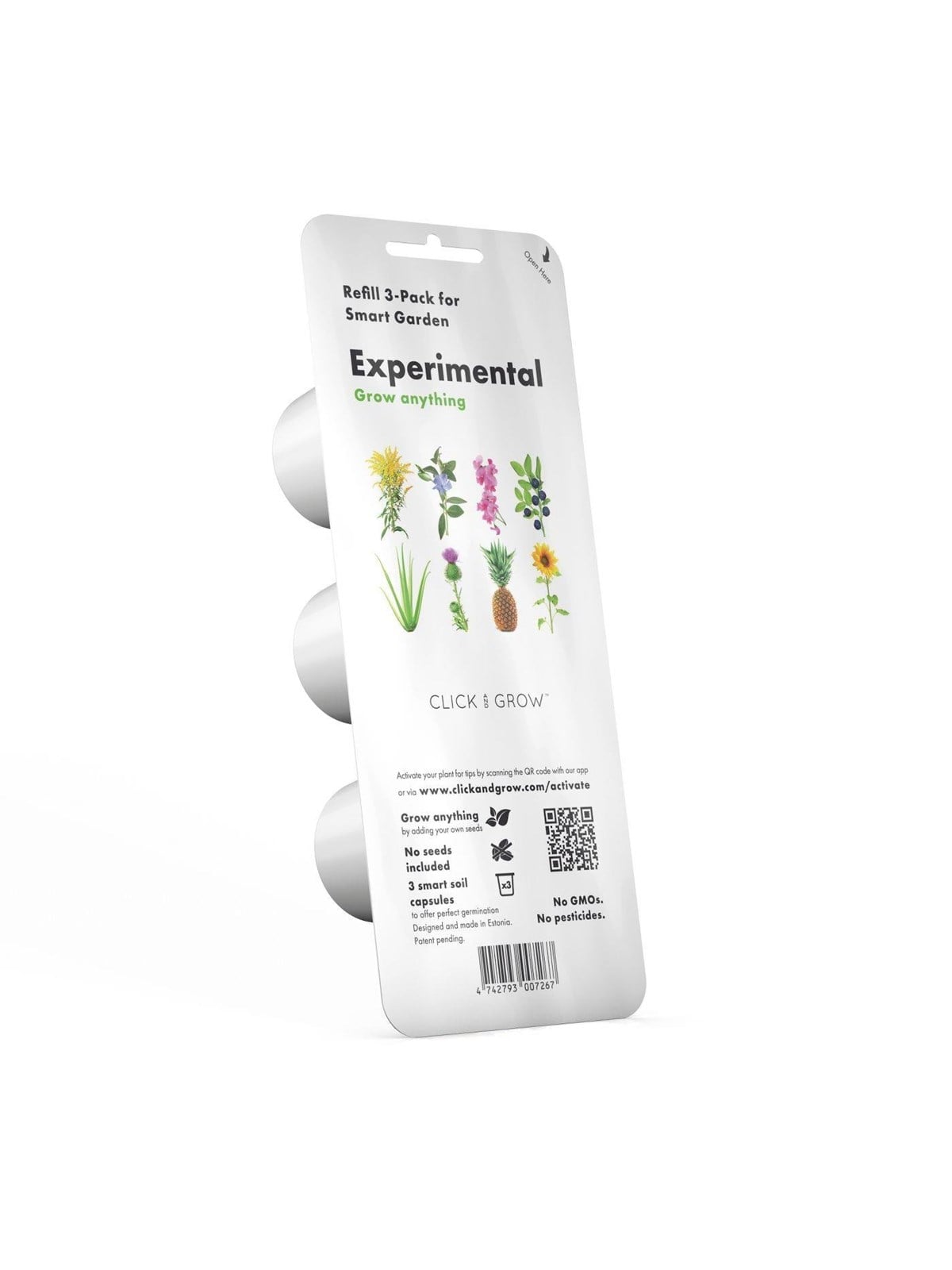 Click & Grow - Smart Garden Refill 3-pack - Experimental (Sgr0x3) - Smart Home